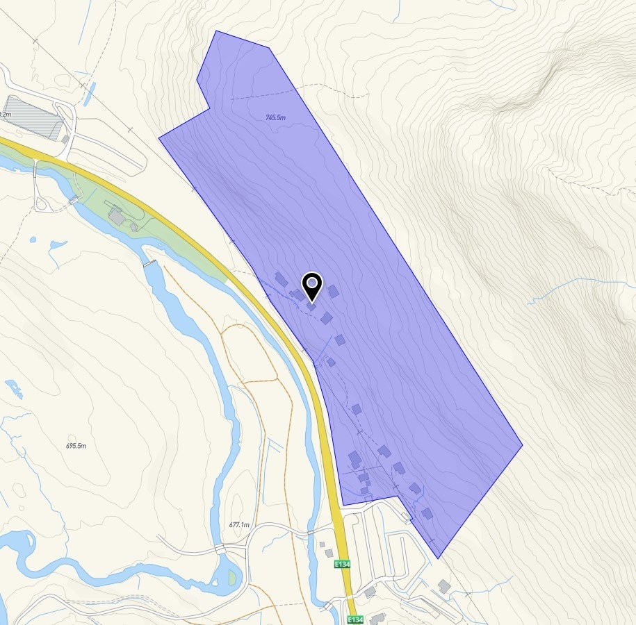 Plankart Galleribilde