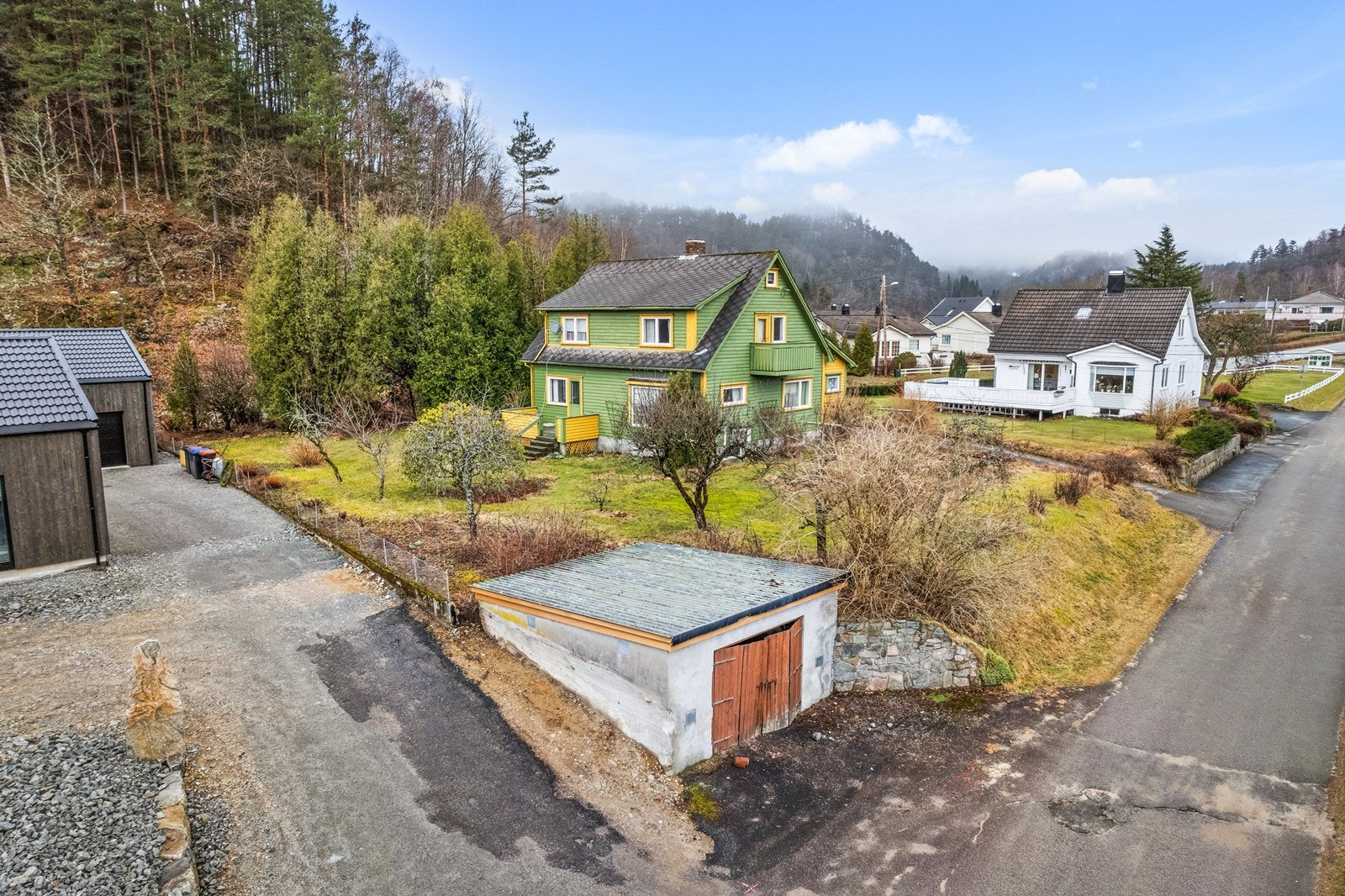 Sandbakken er en rolig blindgate. Galleribilde