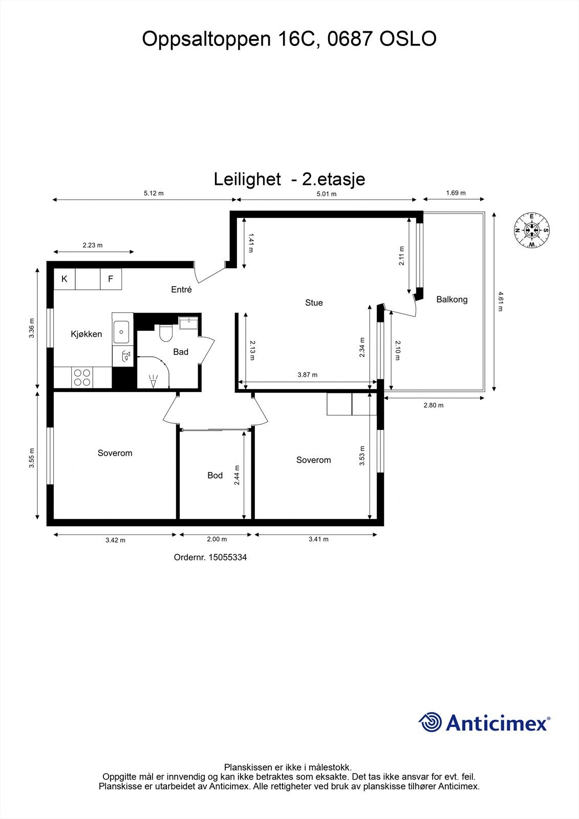 Plantegning Galleribilde