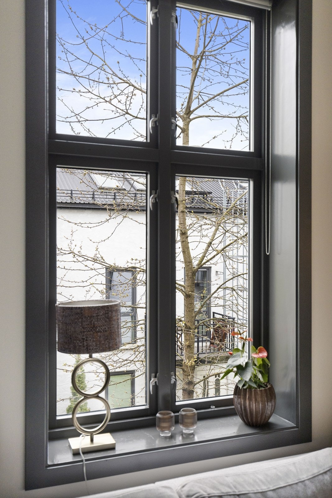 Også soverommet vender mot bakgård. Galleribilde