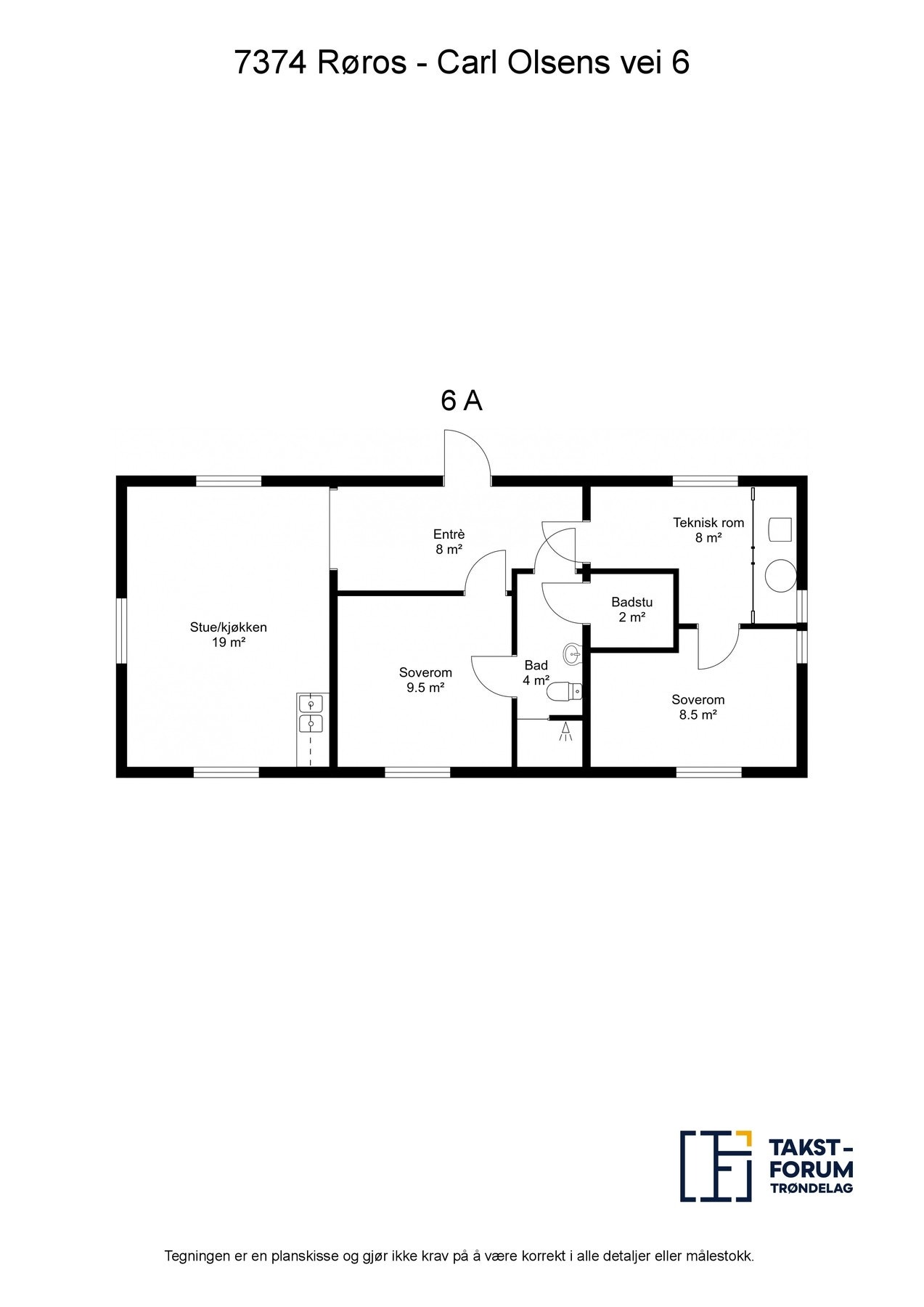 Planskisse 6A Galleribilde