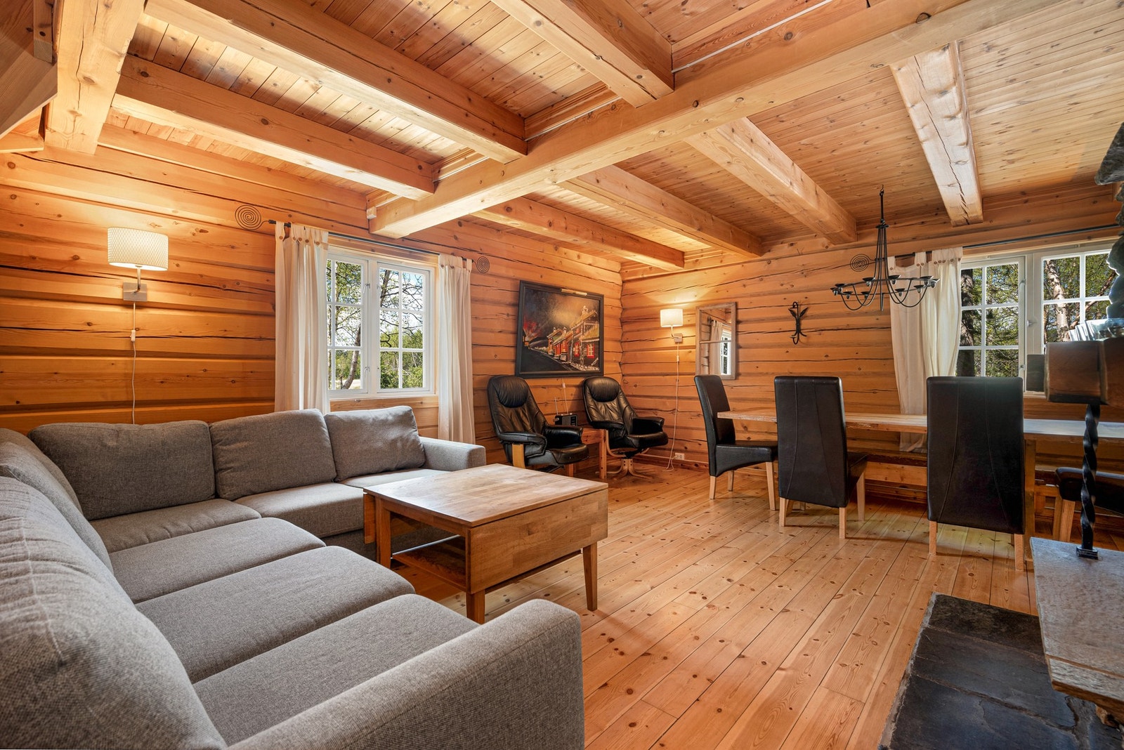 Stue i en av boenhetene Galleribilde