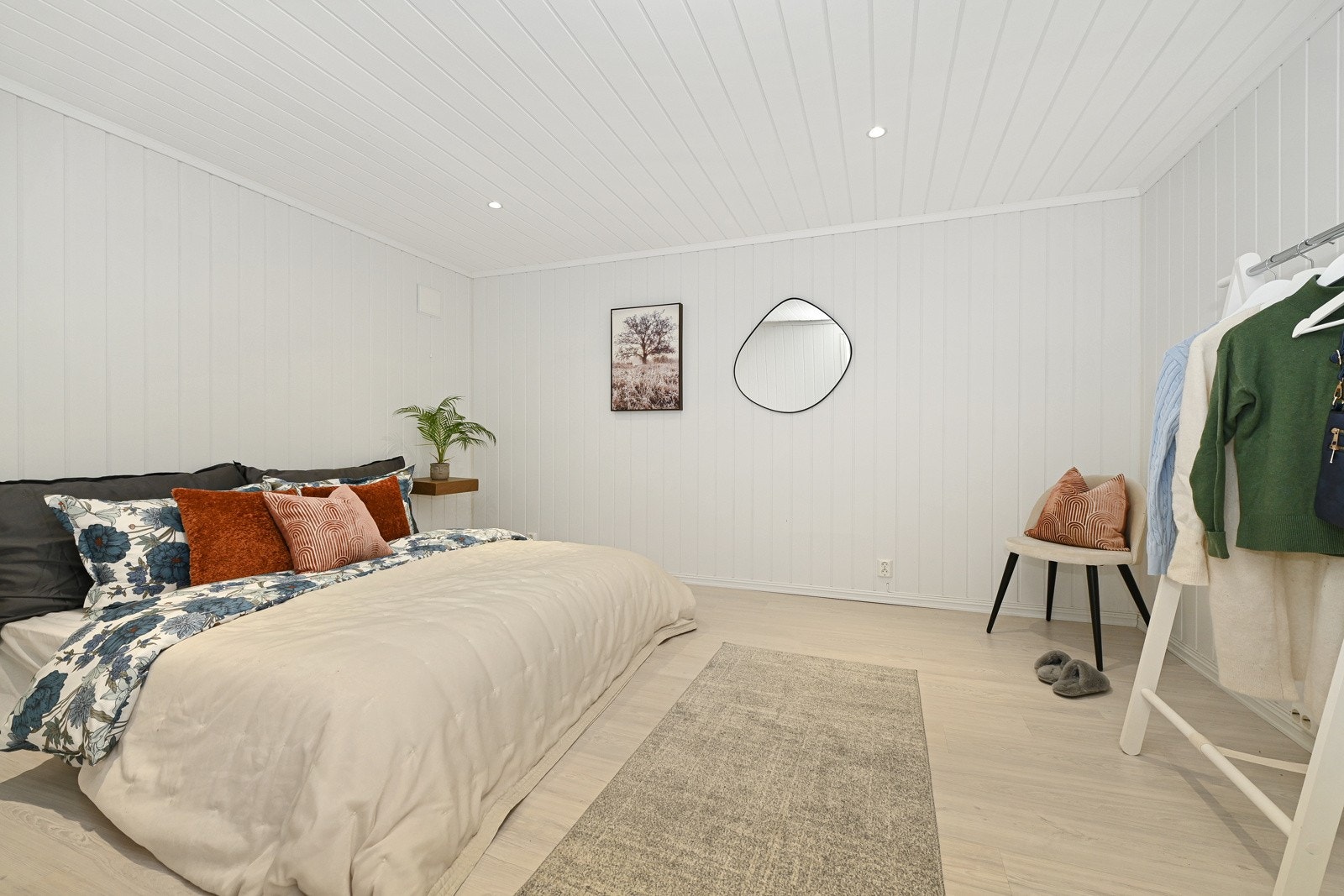 Innredet rom i underetasjen. Galleribilde