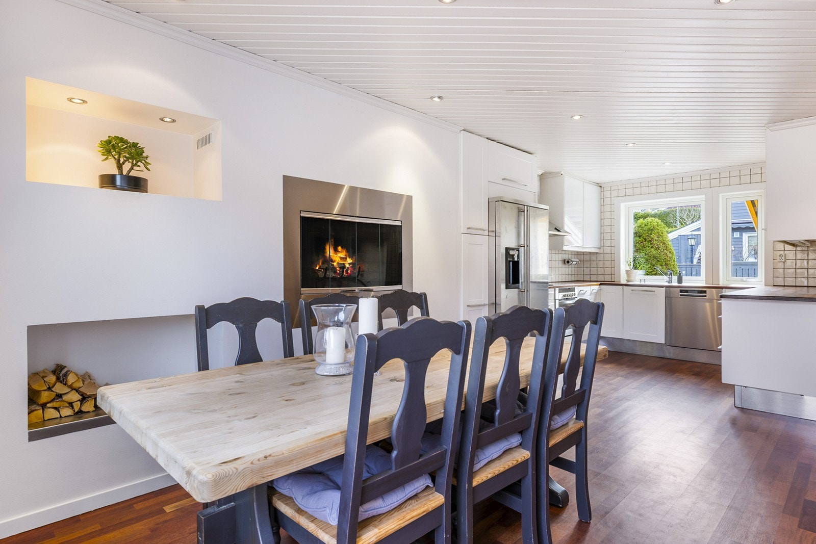 En designpeis bidrar med kos og hygge på kalde vinterdager. Galleribilde