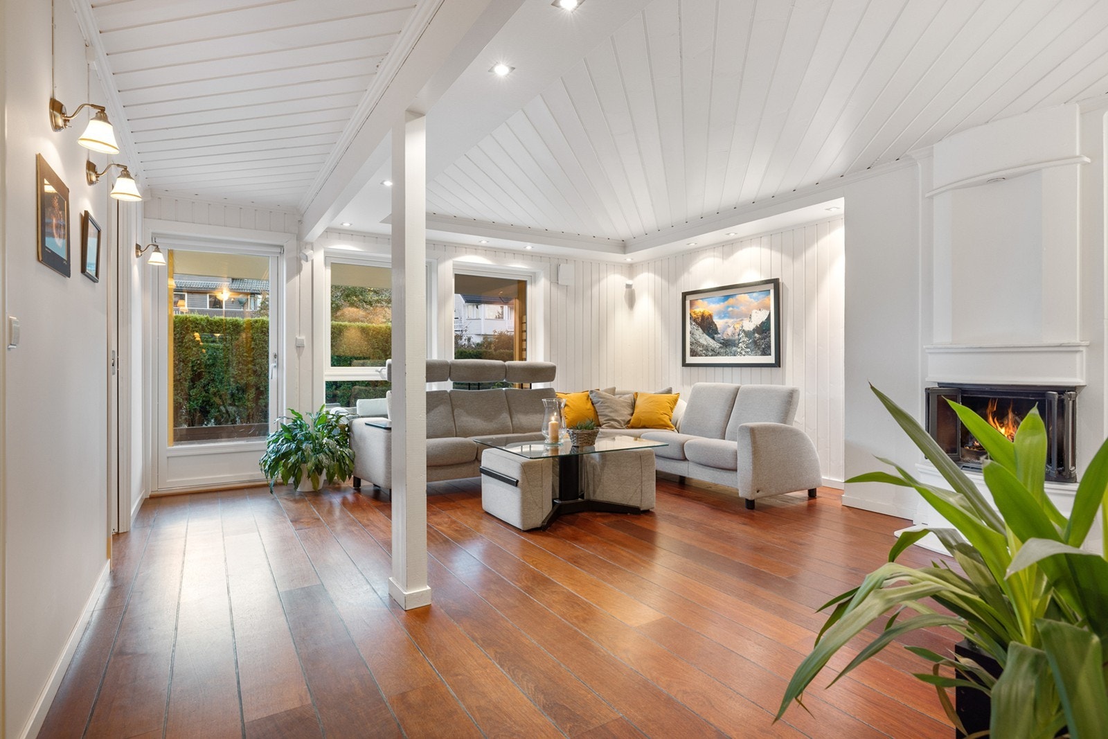 Det er mulighet for å lage et ekstra soverom i hjørnet dersom man trenger et ytterligere soverom 5. Galleribilde