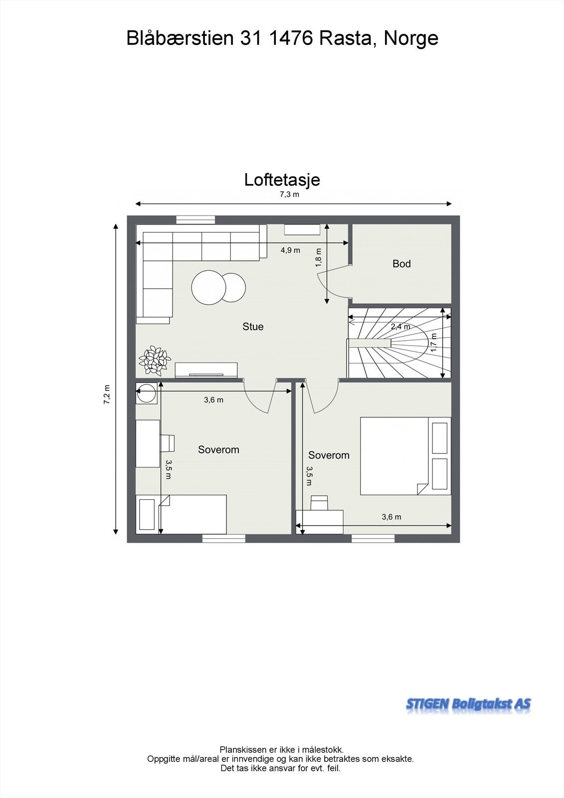 Plantegning 2. Etasje Galleribilde