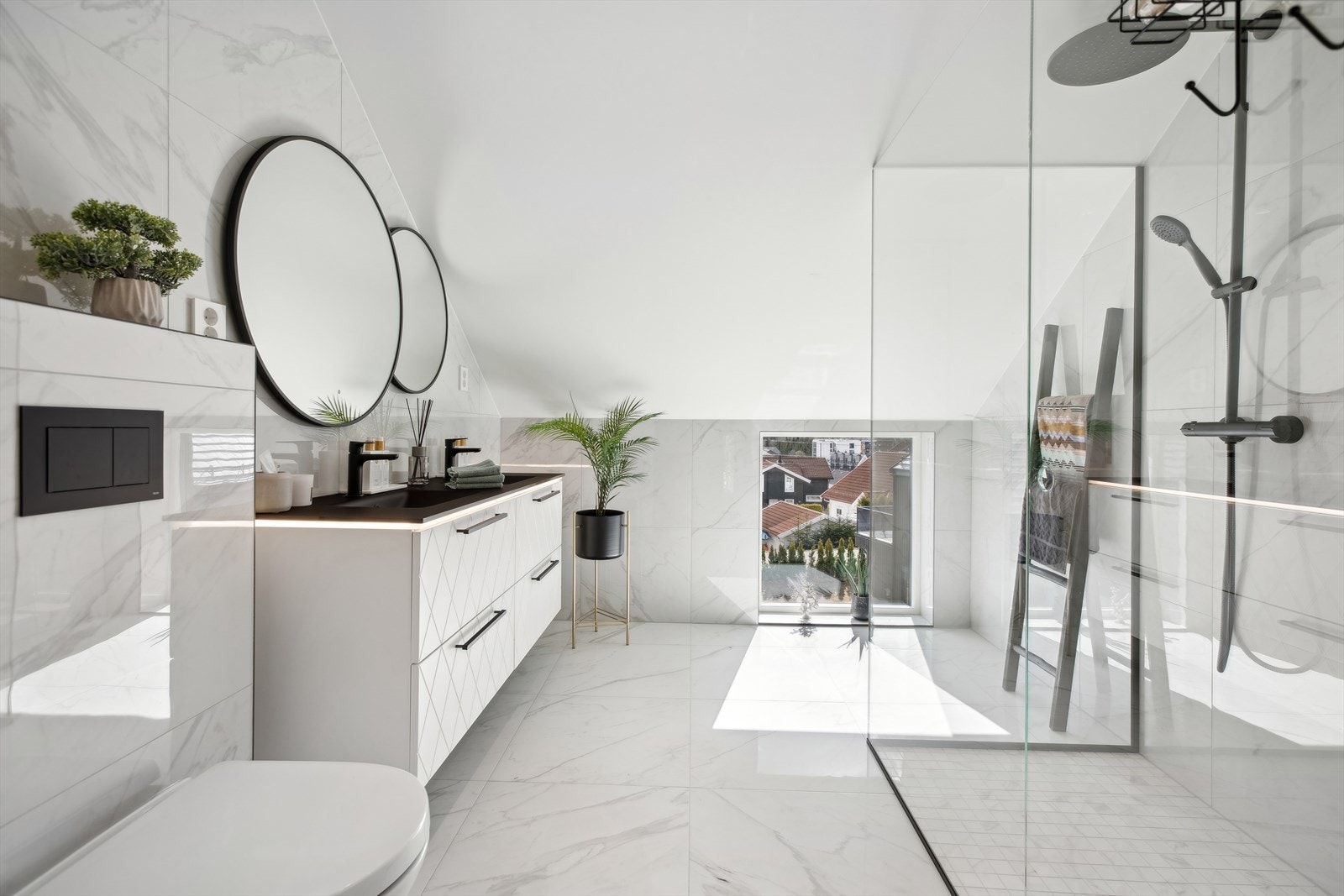 Hvem vil ikke starte dagen på dette delikate badet? Galleribilde