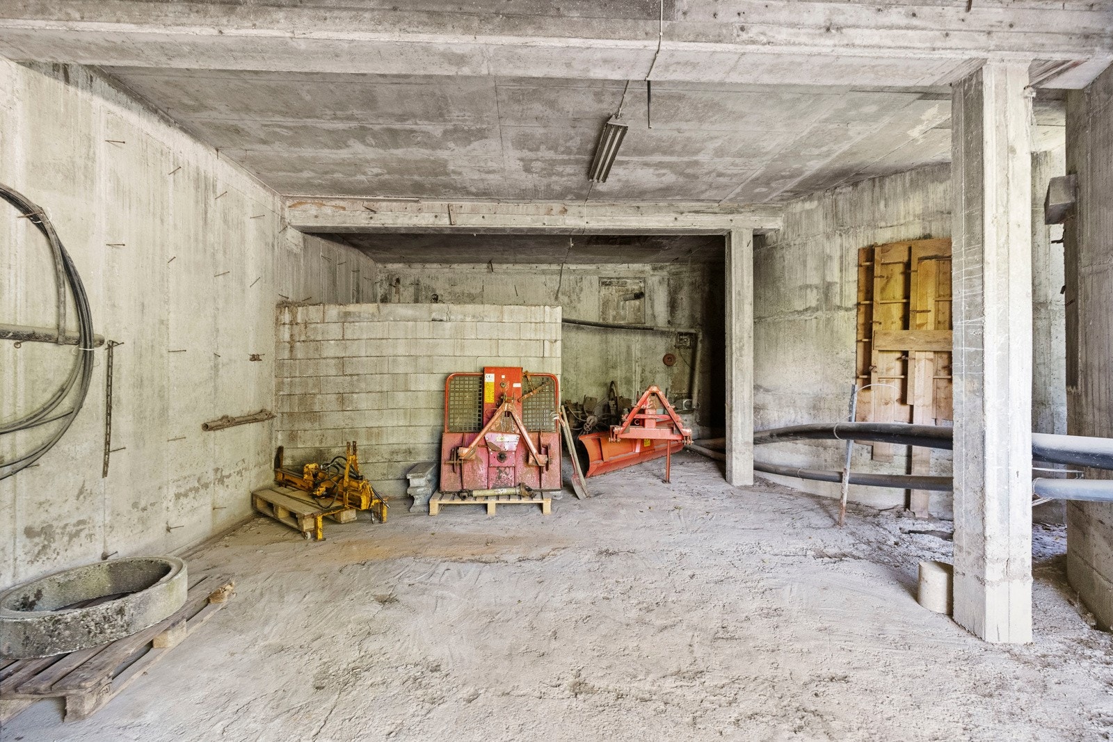 Lagringsplass under låvedelen på driftsbygningen Galleribilde