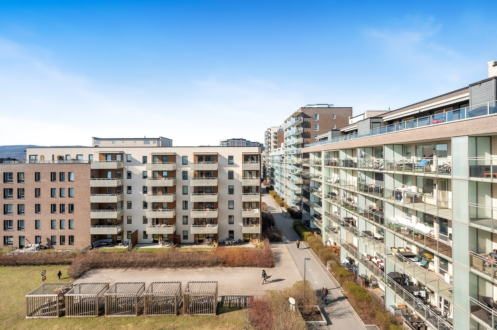 Utsyn til fellesarealer Galleribilde