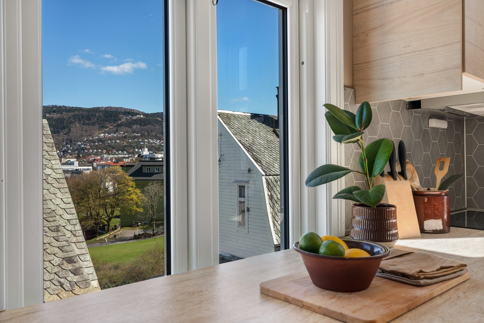 - En koselig utsikt å lage mat til - Galleribilde