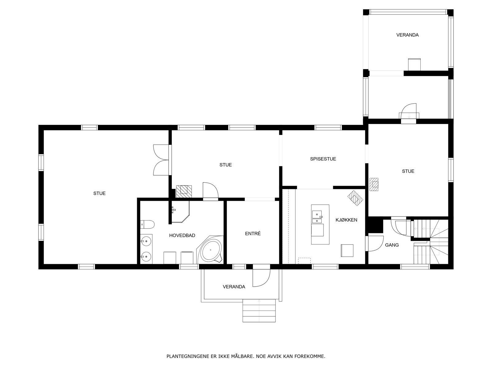 Plantegning 1.etasje. Galleribilde