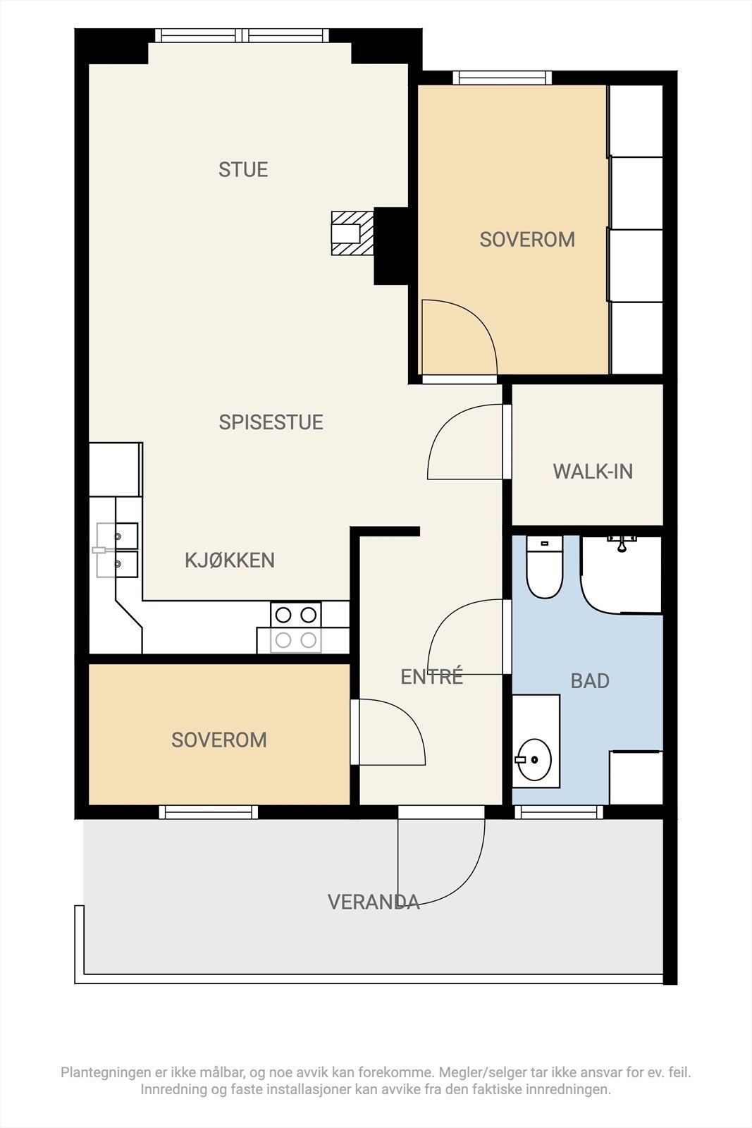 Alternativ plantegning Galleribilde