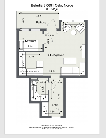 Plantegning Galleribilde