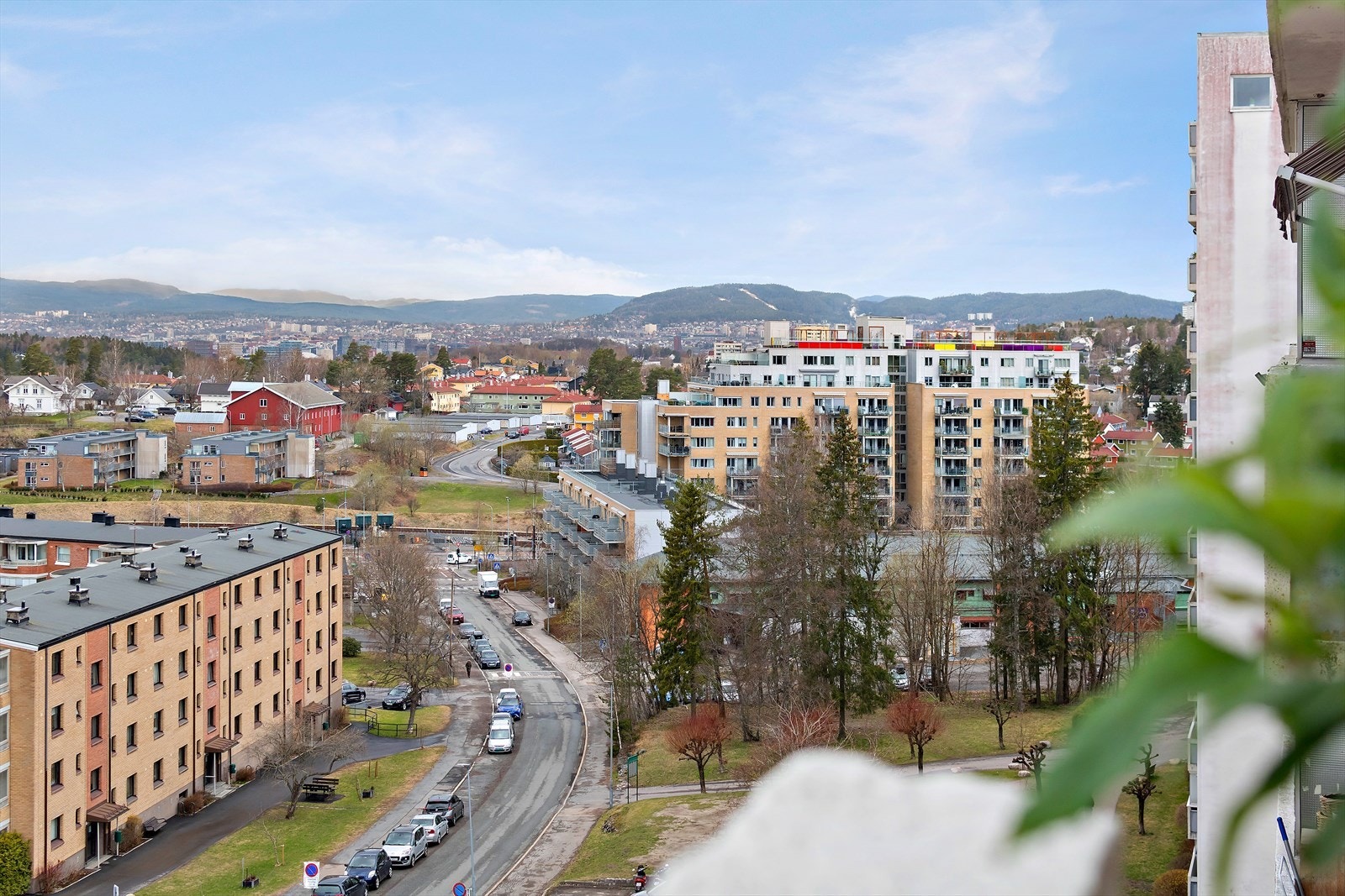 Flott utsikt over nærområdet Galleribilde