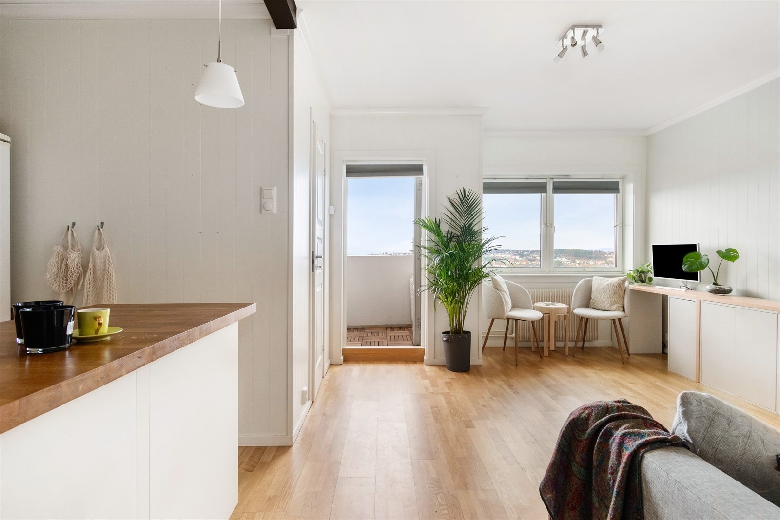 Flott 1-roms med alkove og panoramautsikt! Galleribilde