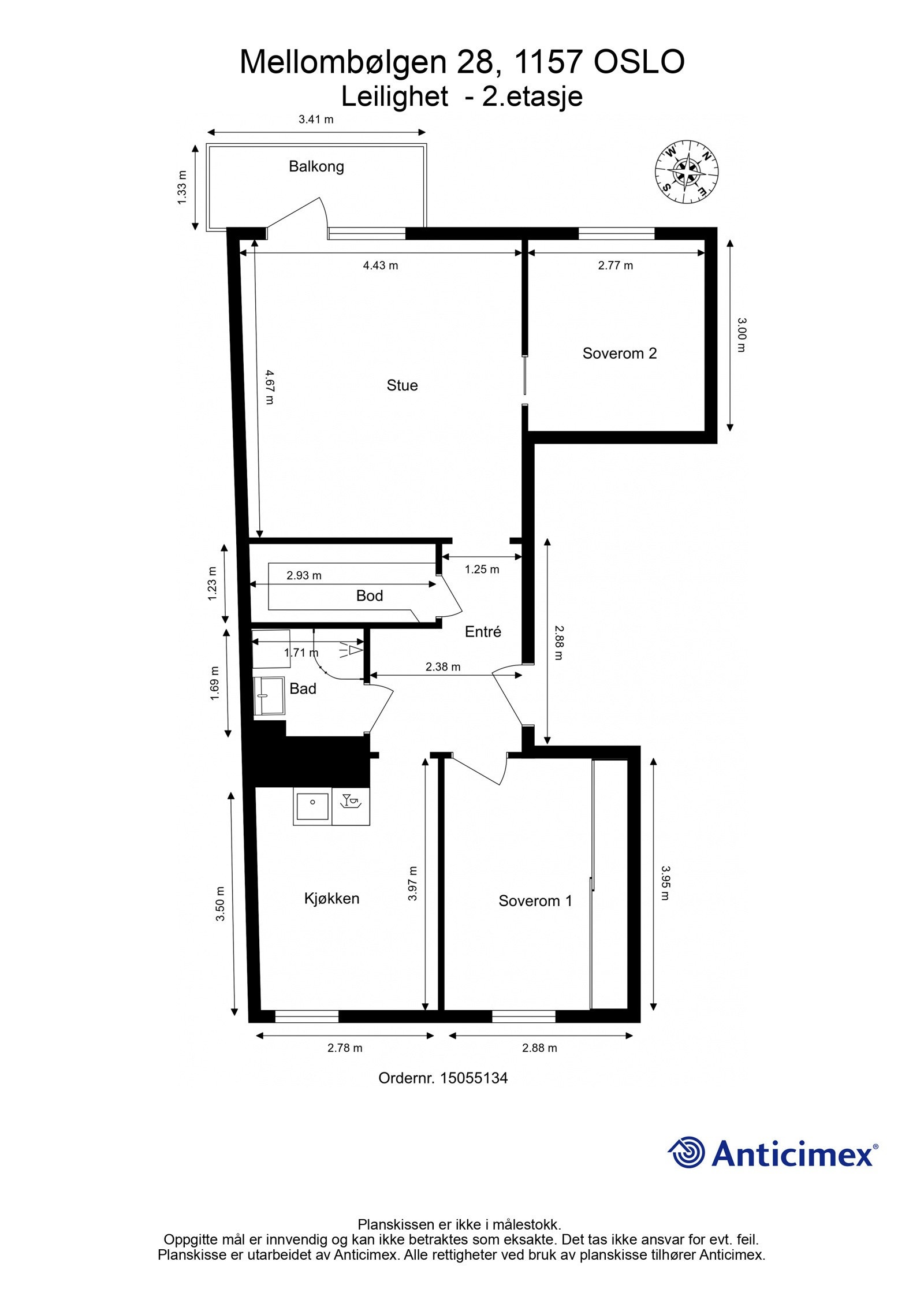 Leiligheten disponerer god lagringsplass i kjellerbod på ca. 4 m² iht. vedlagt tilstandsrapport. Galleribilde