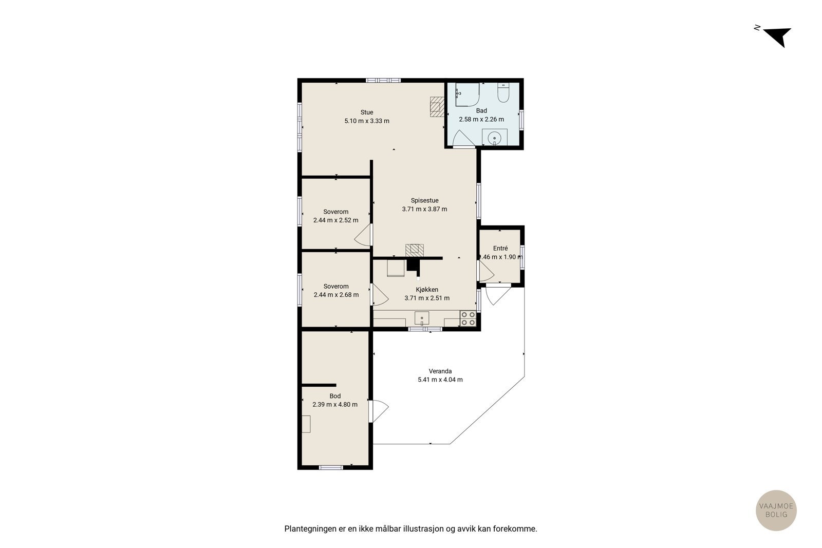 Gjør deg kjent med planløsningen Galleribilde