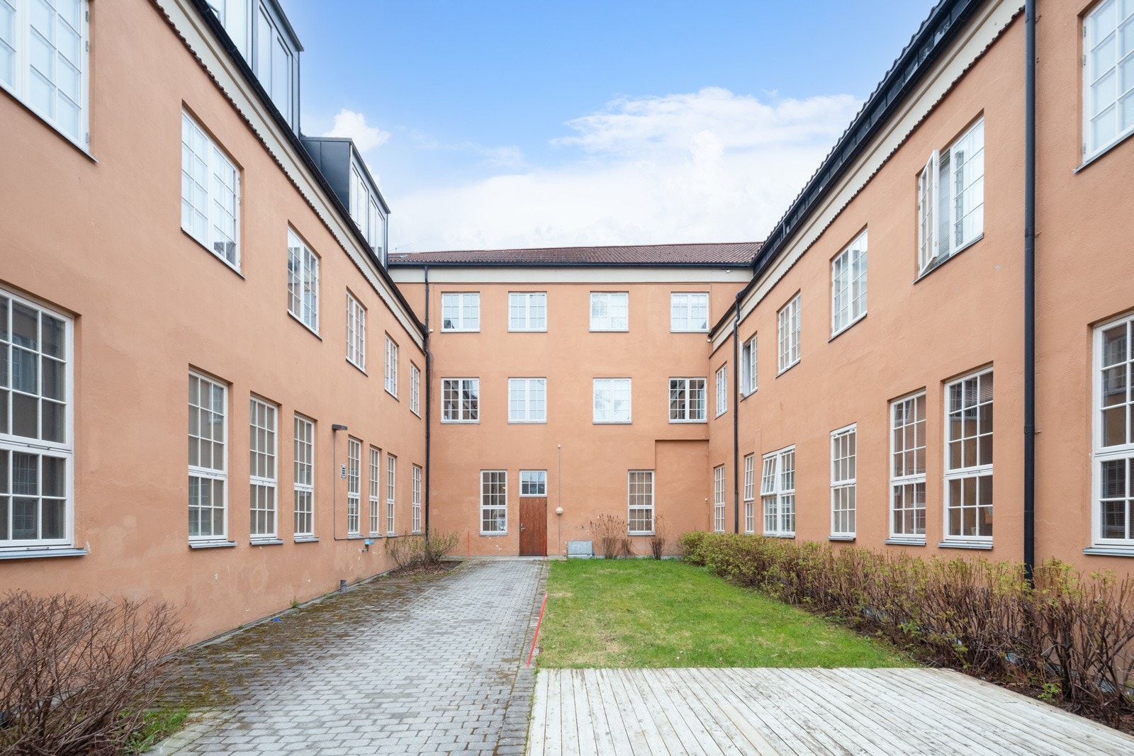 Borettslaget har hyggelige fellesarealer. Galleribilde