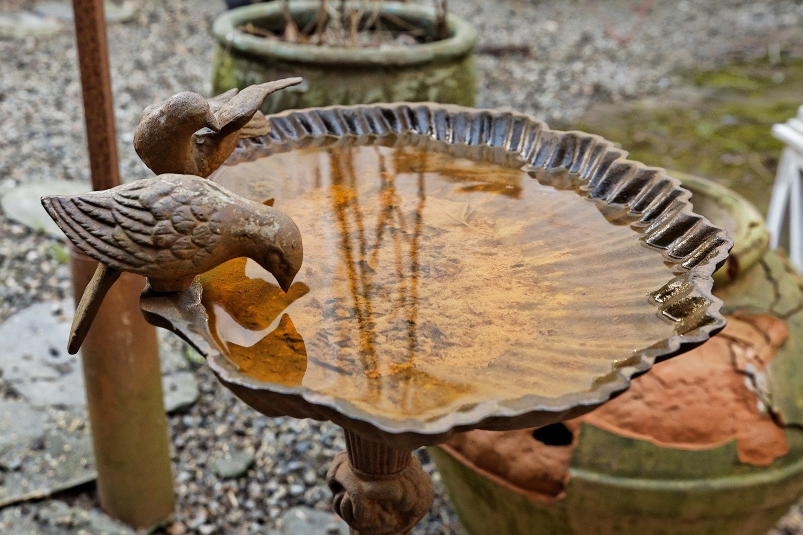 Detalj fra bakgård Galleribilde