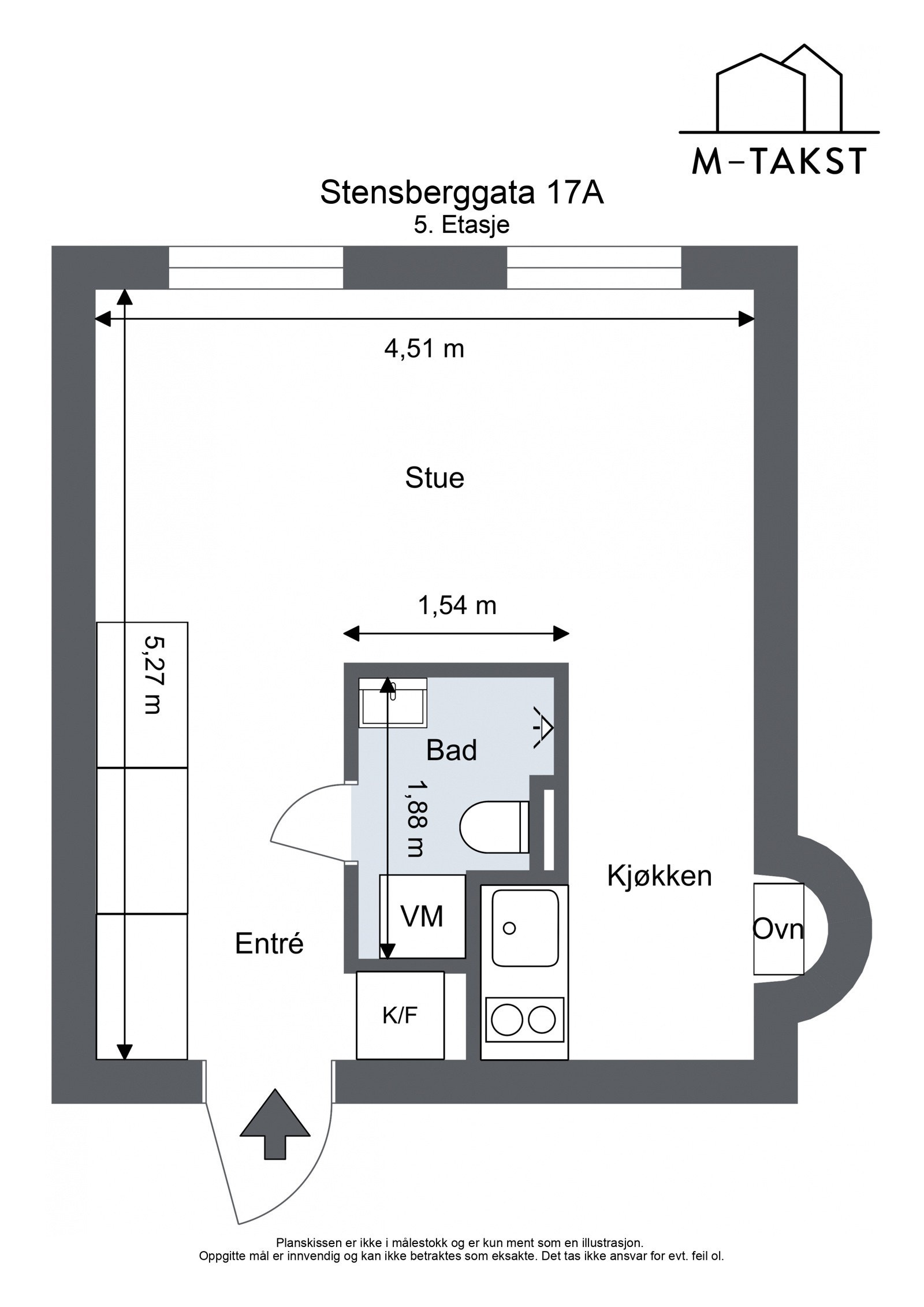Plantegning - 5. Etasje Galleribilde