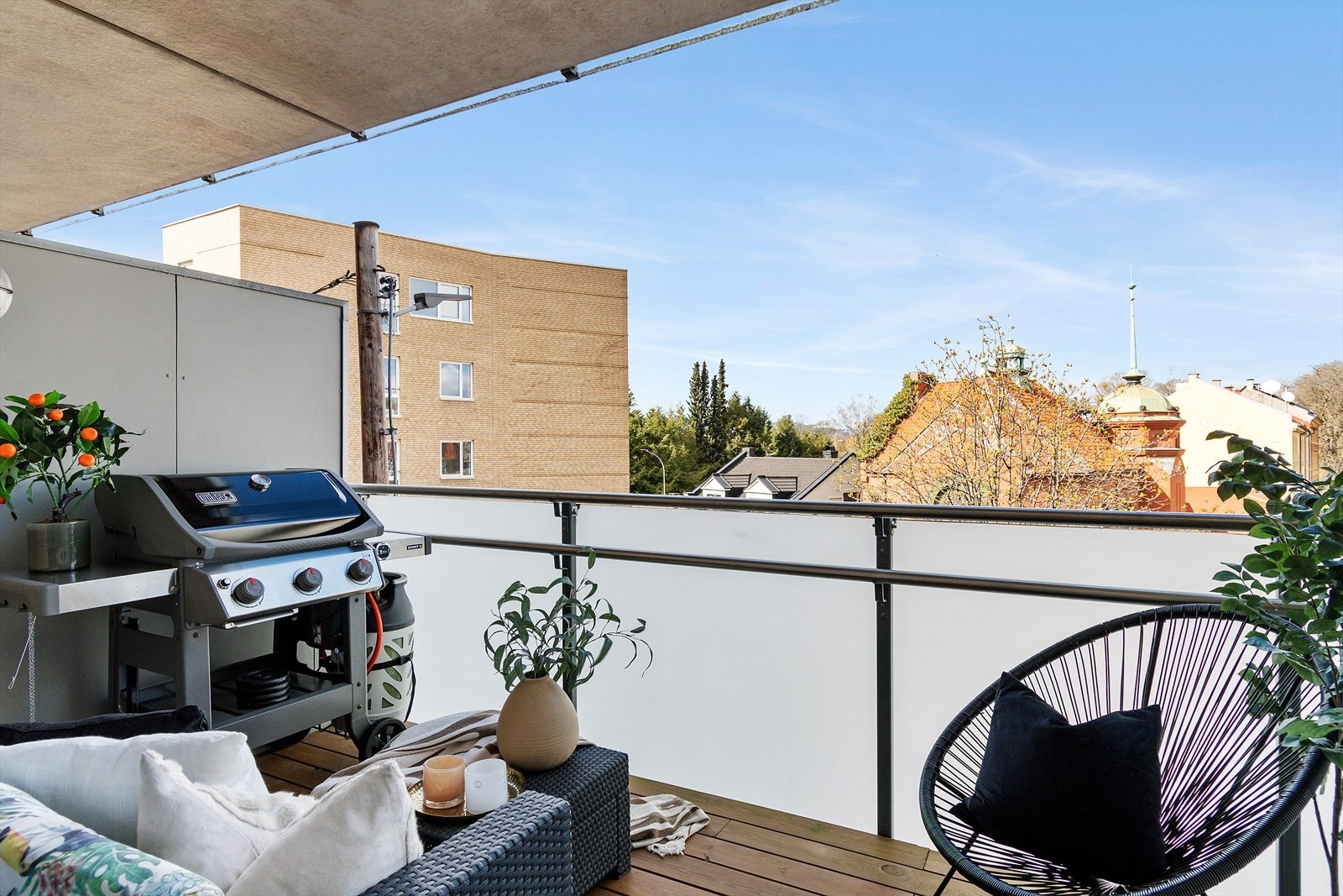 Fra stuen er det utgang til en flott balkong på 7m². Galleribilde