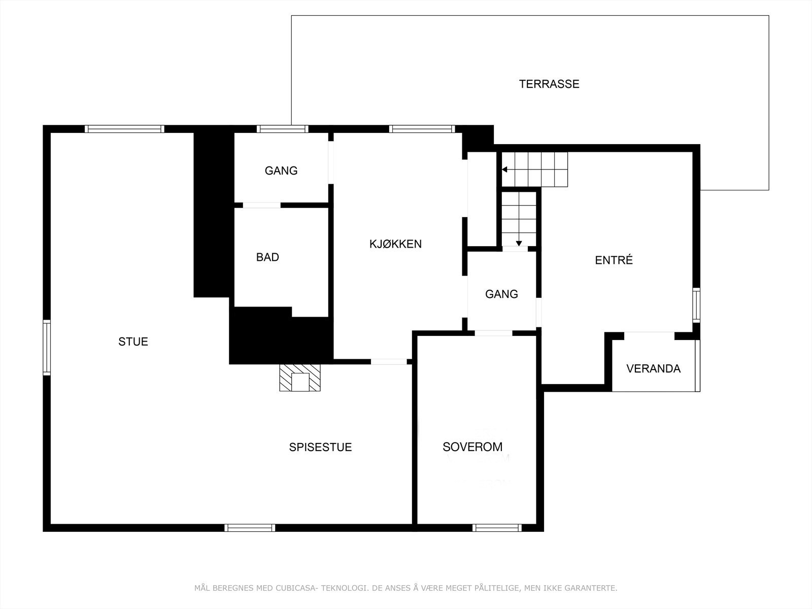 Plantegning Galleribilde
