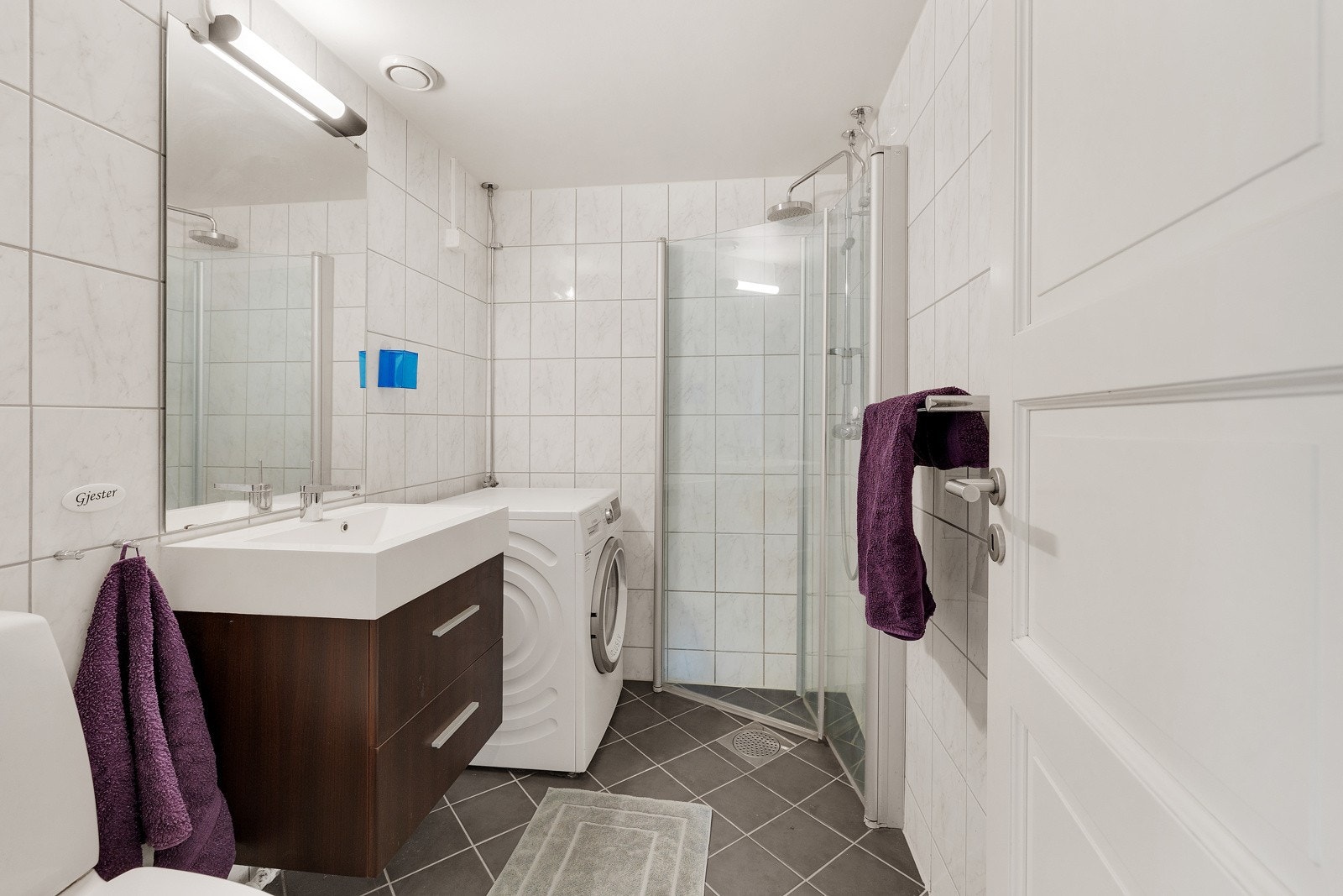 Badet er fra 2007 og er pusset opp i regi av borettslaget Galleribilde