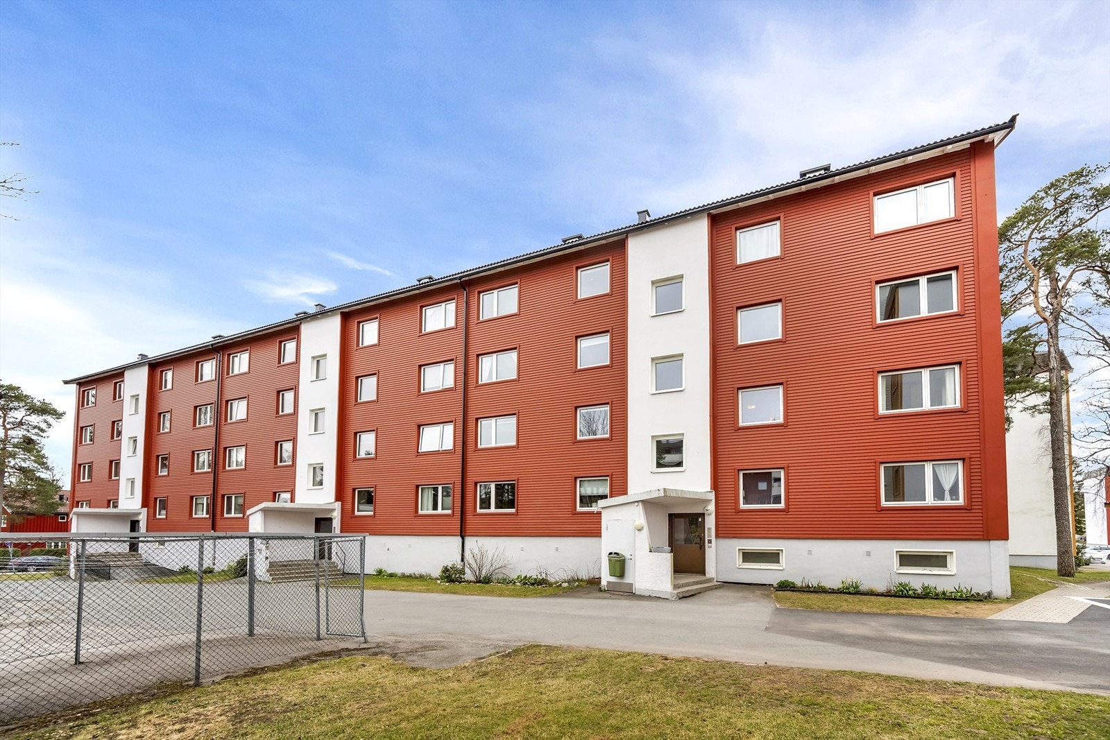 Blokkens fasade fra Øst. Galleribilde