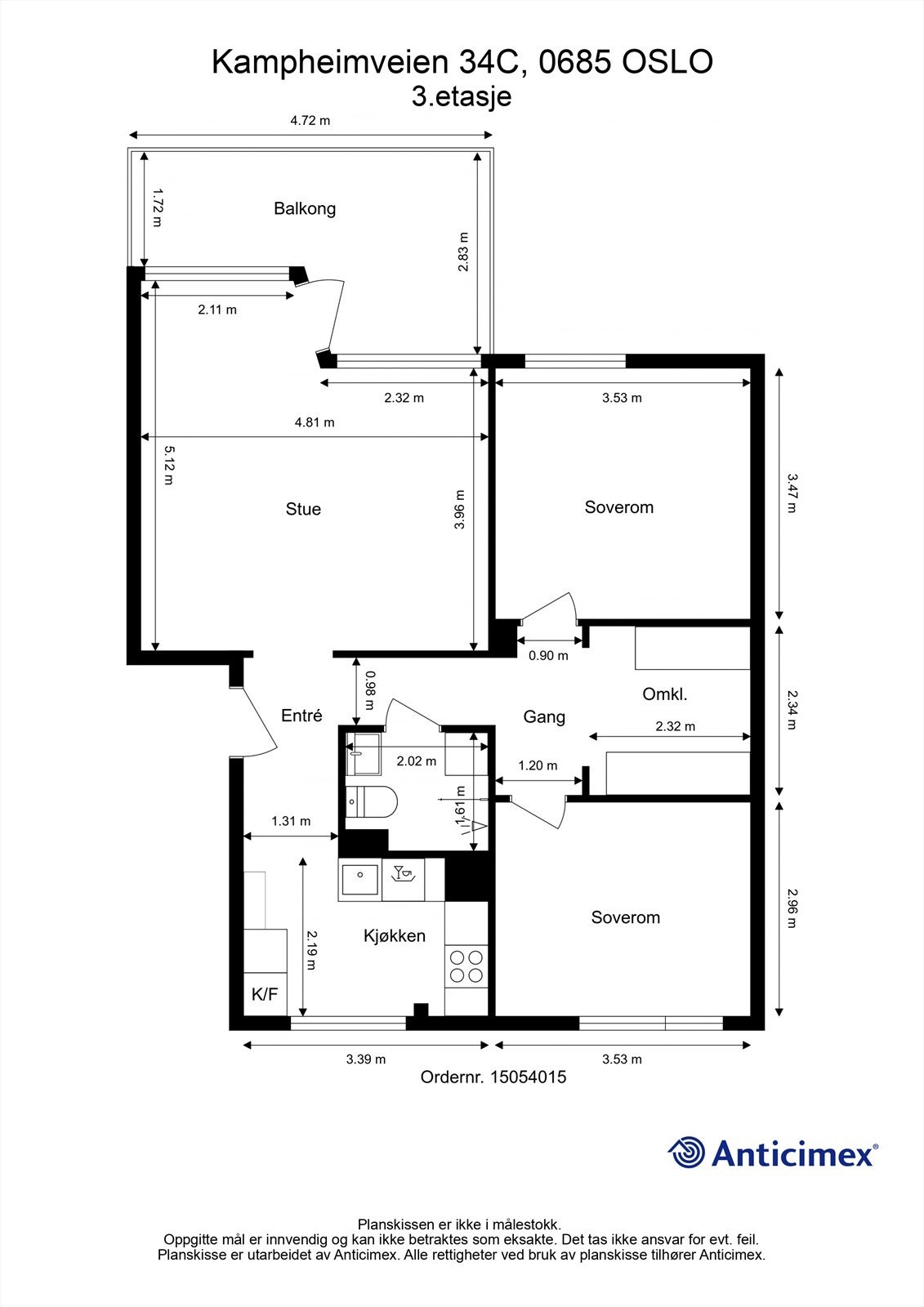 Plantegning Galleribilde