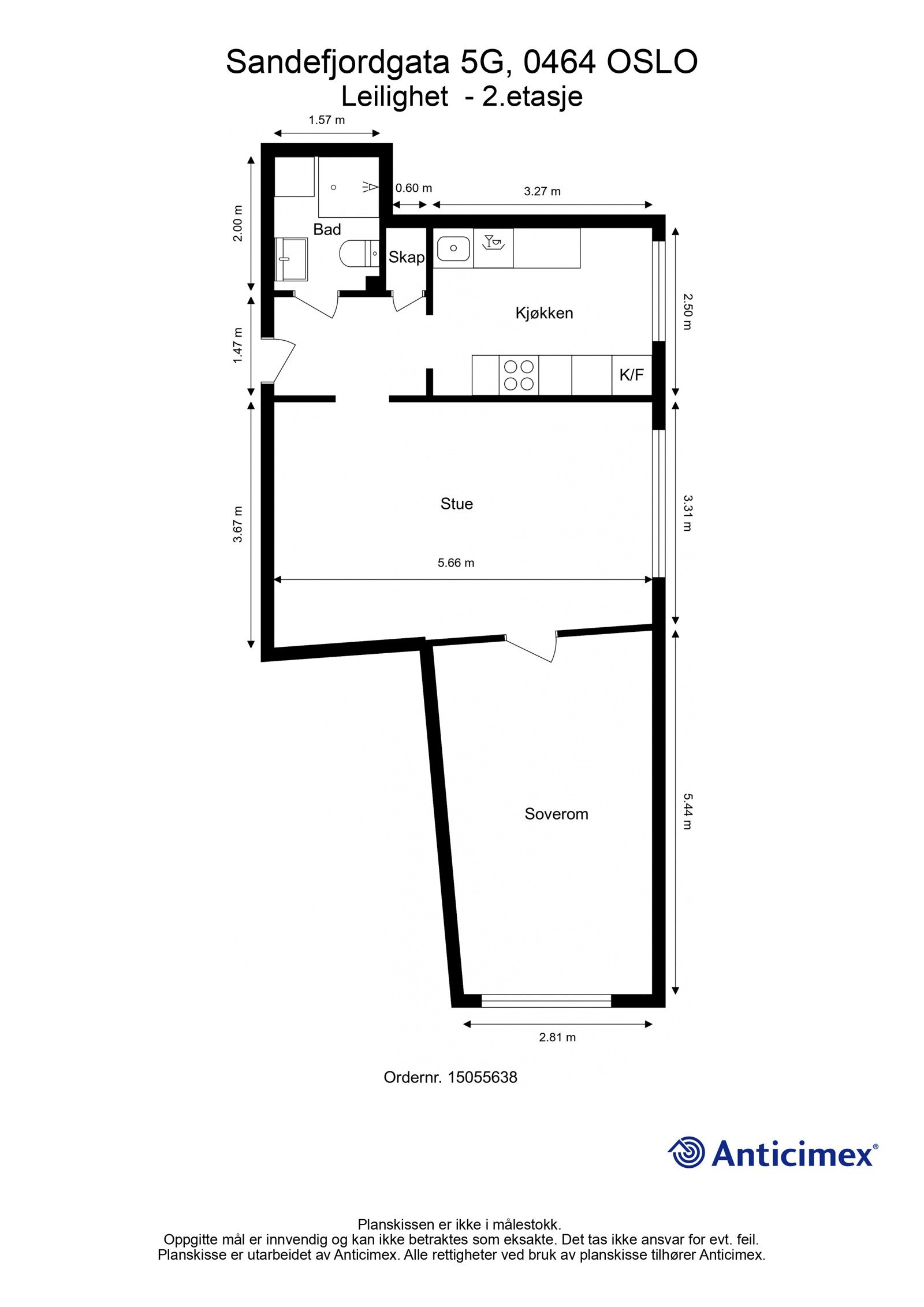 Planskisse. Galleribilde