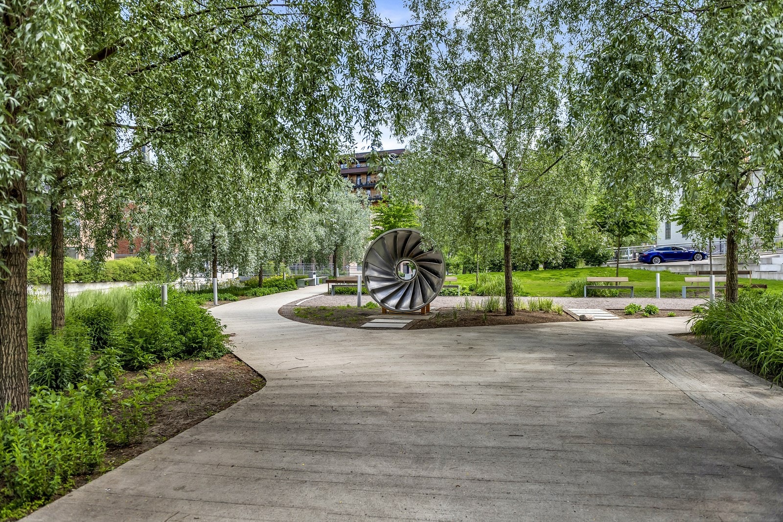 Kort gange til Kværnerbyen. Galleribilde