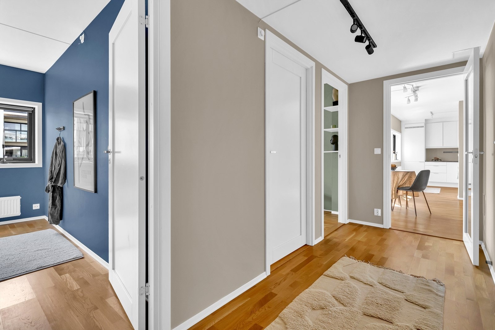 Leiligheten har tre gode soverom. Galleribilde