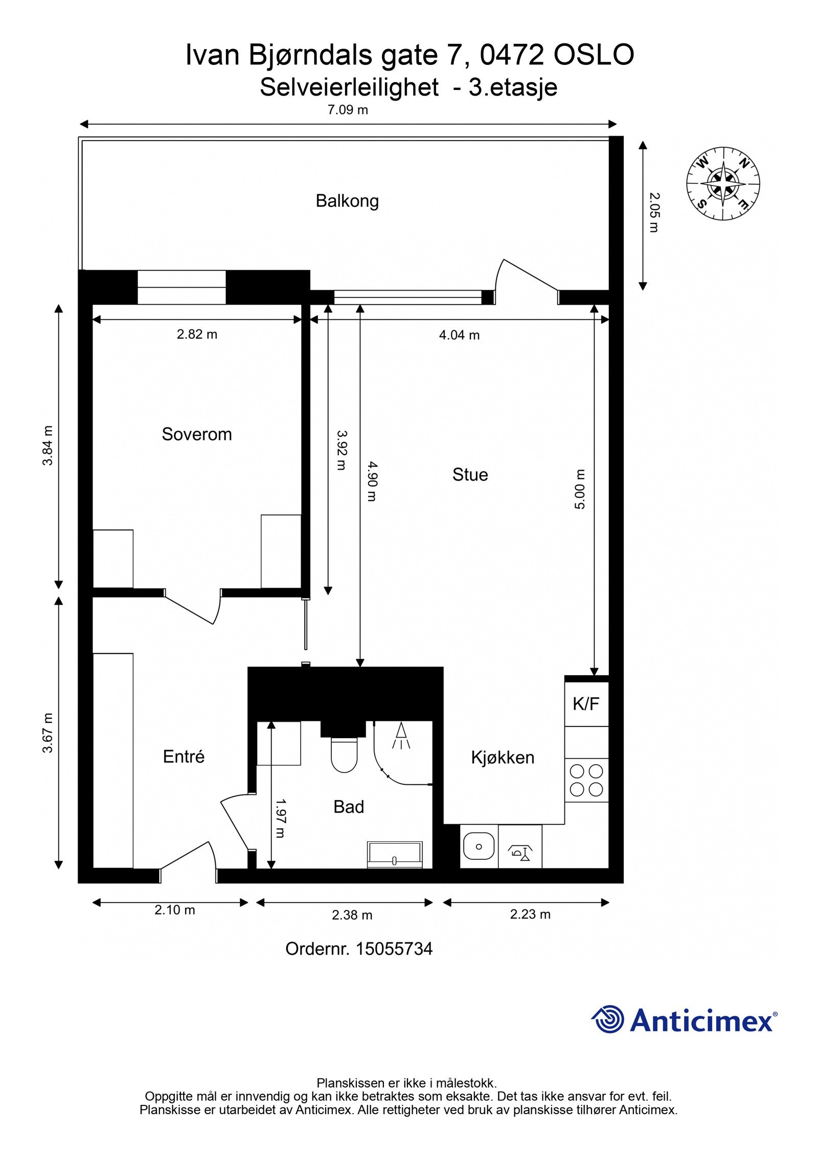 Planskisse Galleribilde