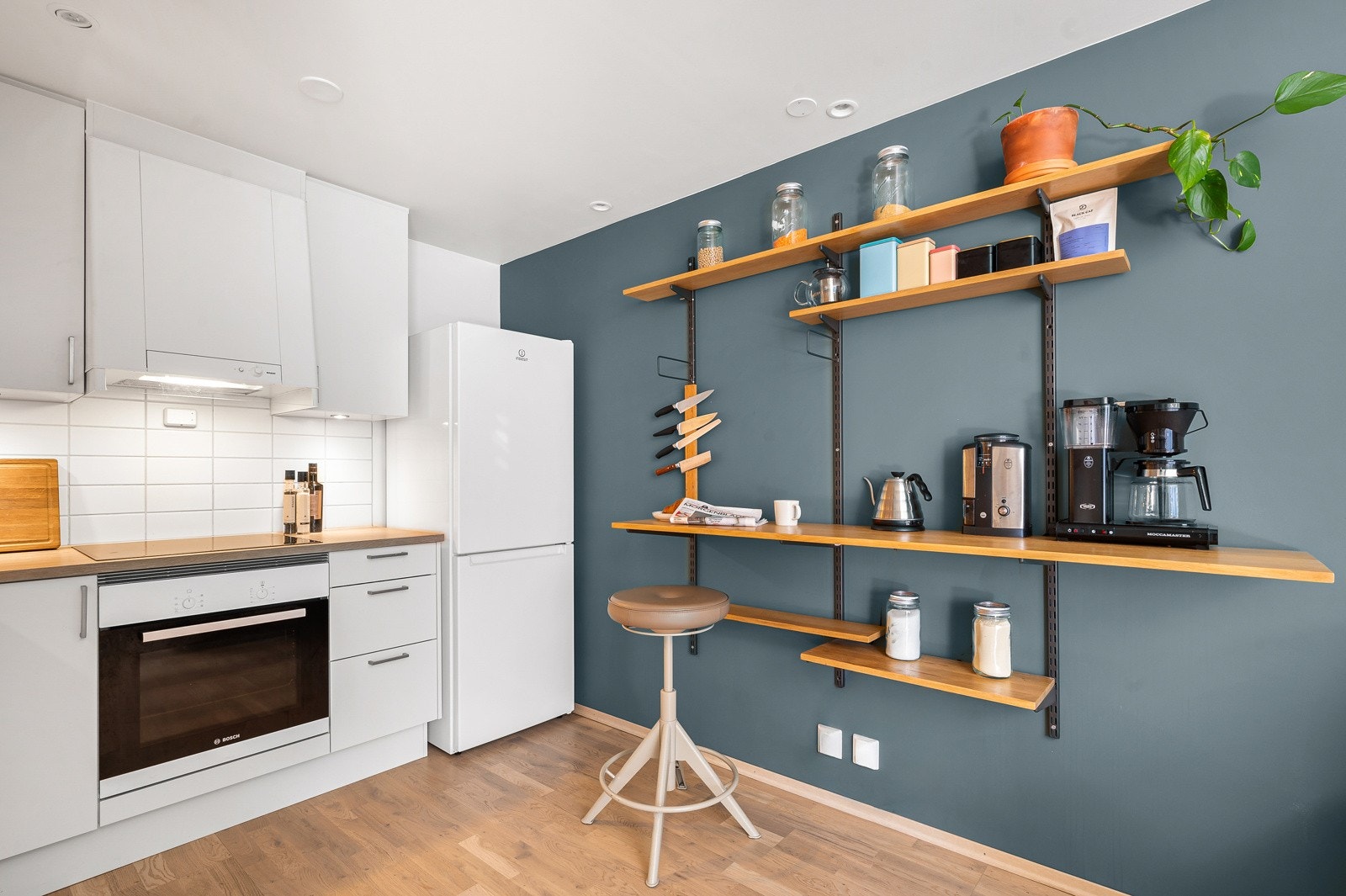 Det er satt inn Namron Zigbee dimmere, slik at du kan styre dette gjennom smartsløsninger. Galleribilde