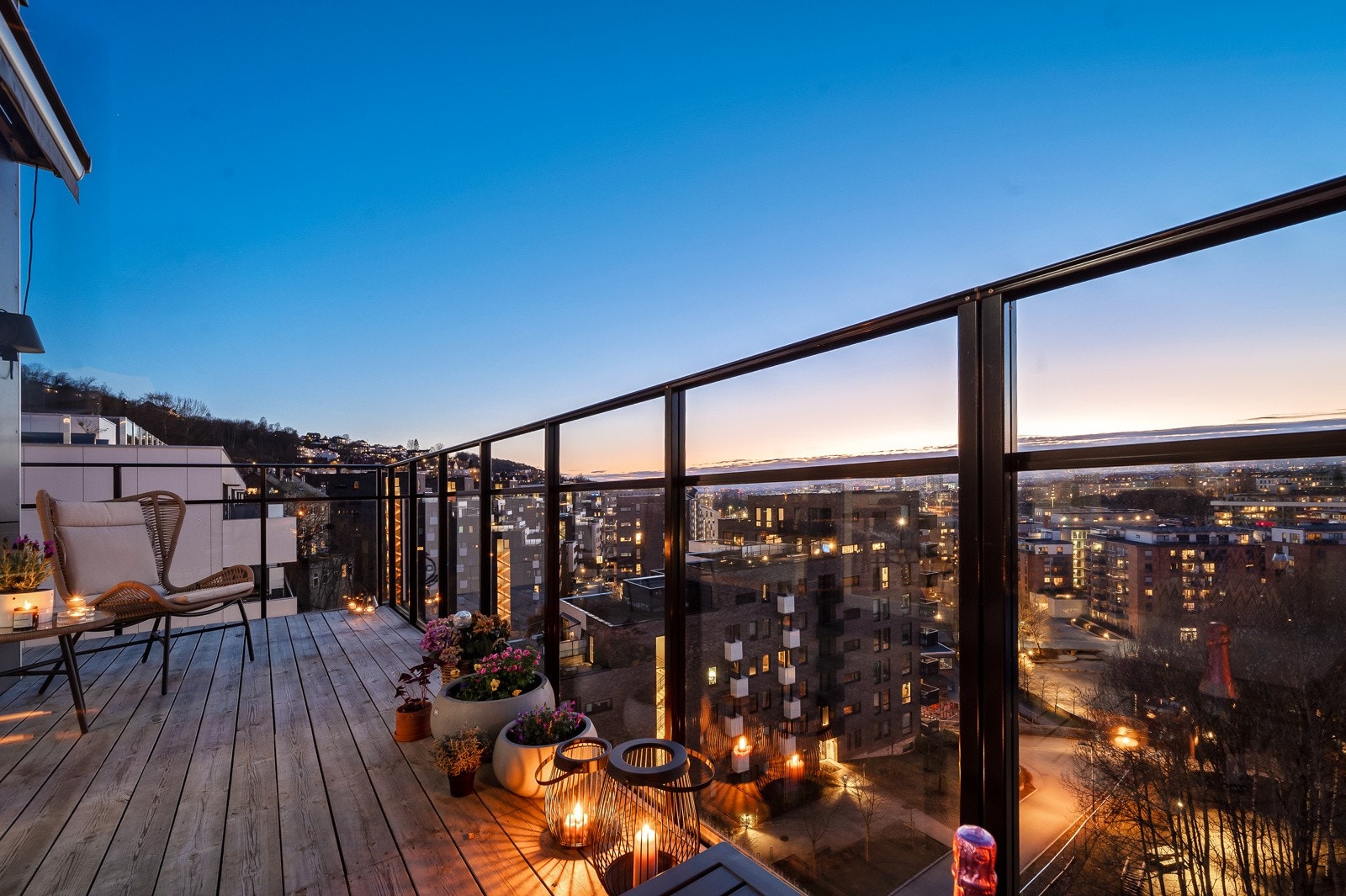 Her er det overraskende lett å føle at du har "hovedstaden for dine føtter". Galleribilde