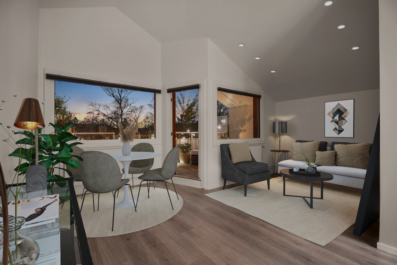 Nå kan du sikre deg en leilighet med god planløsning, store og lyse rom, i tillegg en svært luftig himlingshøyde Galleribilde