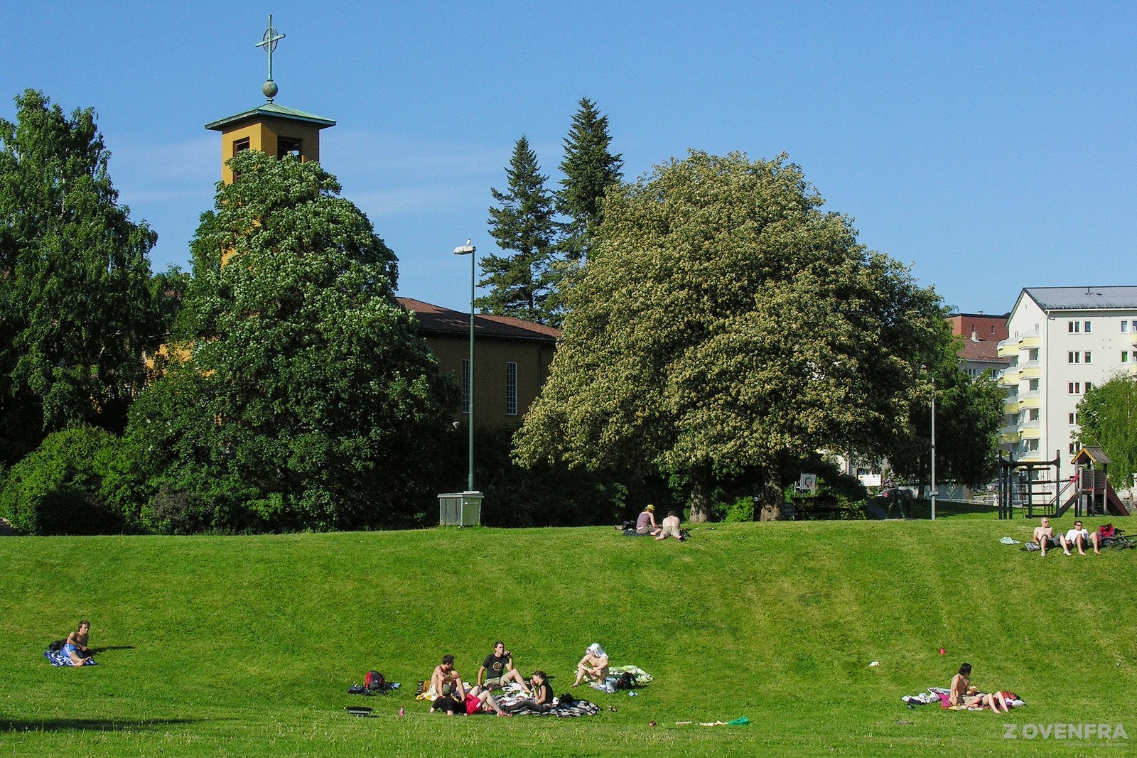 Torshov har flere grønne lunger hvor lange, late sommerdager kan tilbringes. Galleribilde