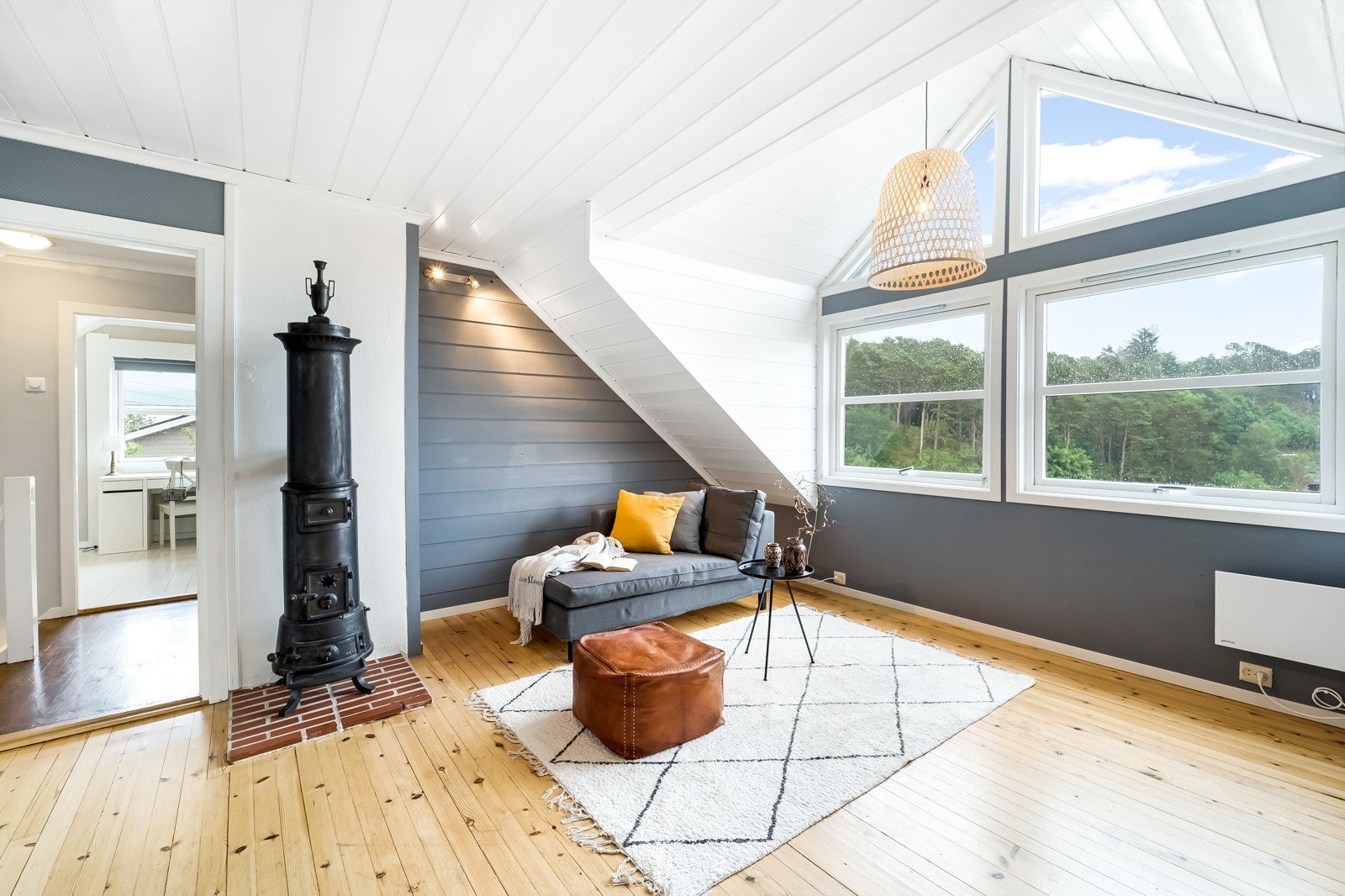 Koselig loftstue Galleribilde