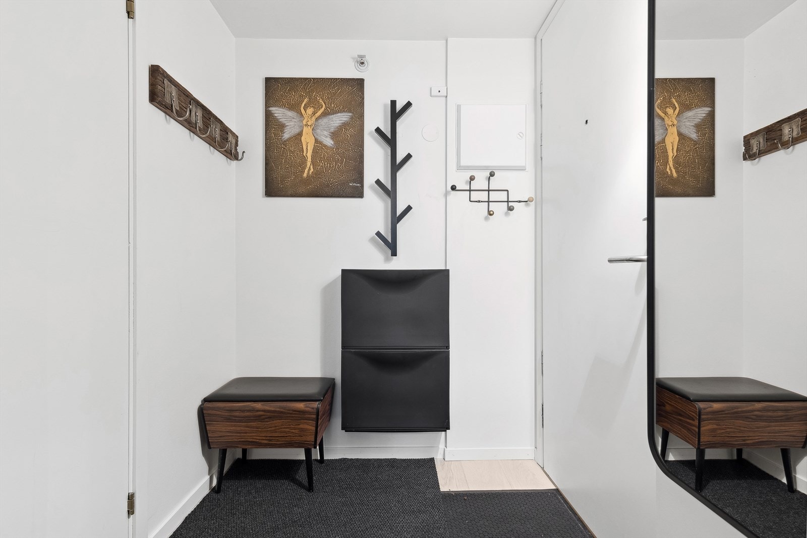 Entreen gir en varm og innbydende velkomst. Galleribilde