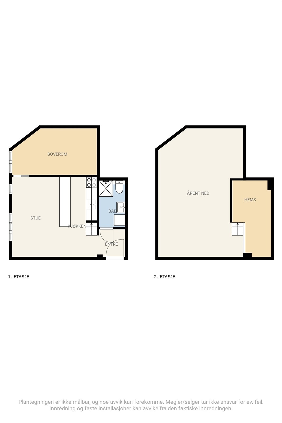 Plantegning Galleribilde