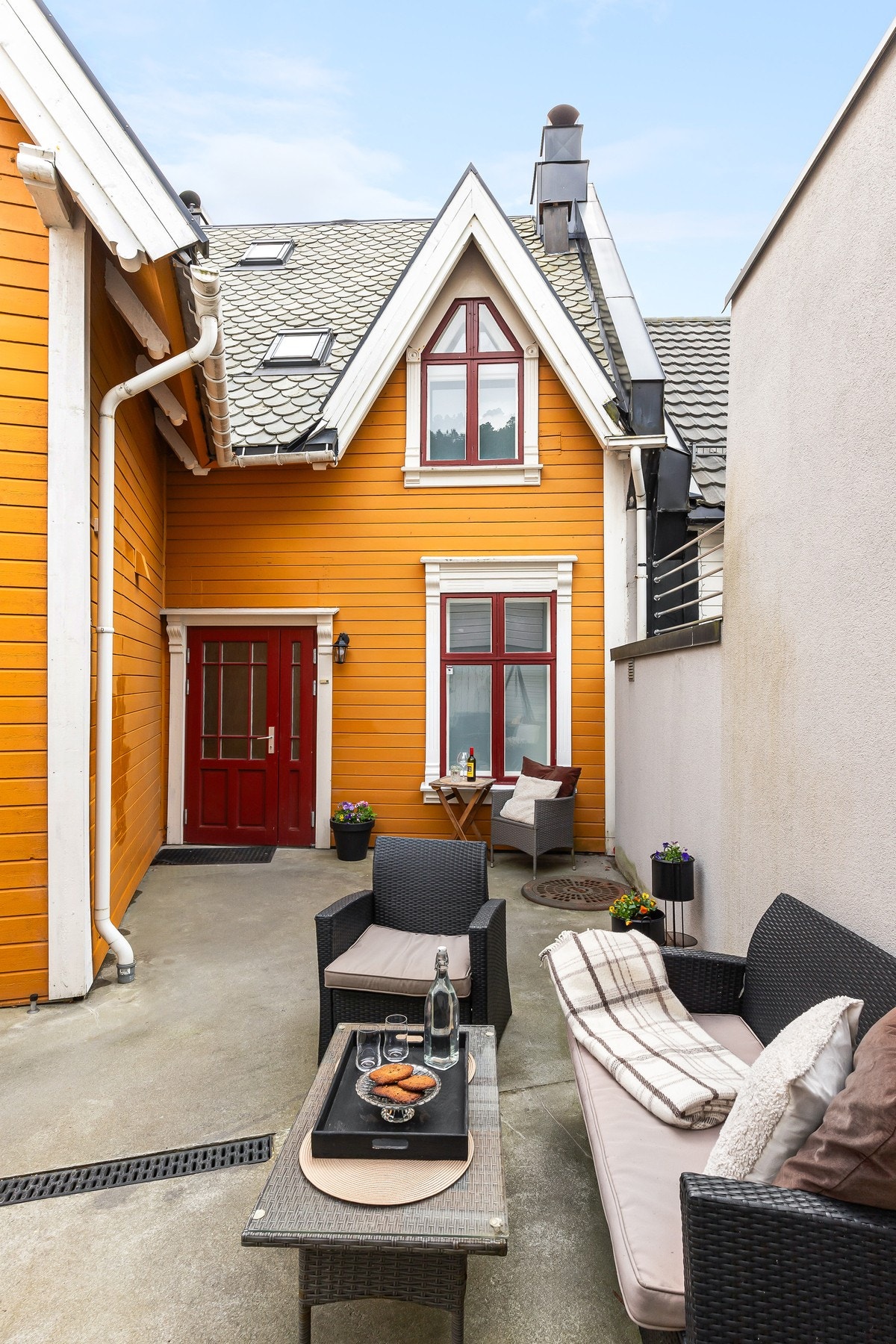 Trivelig, felles uteområde. Galleribilde