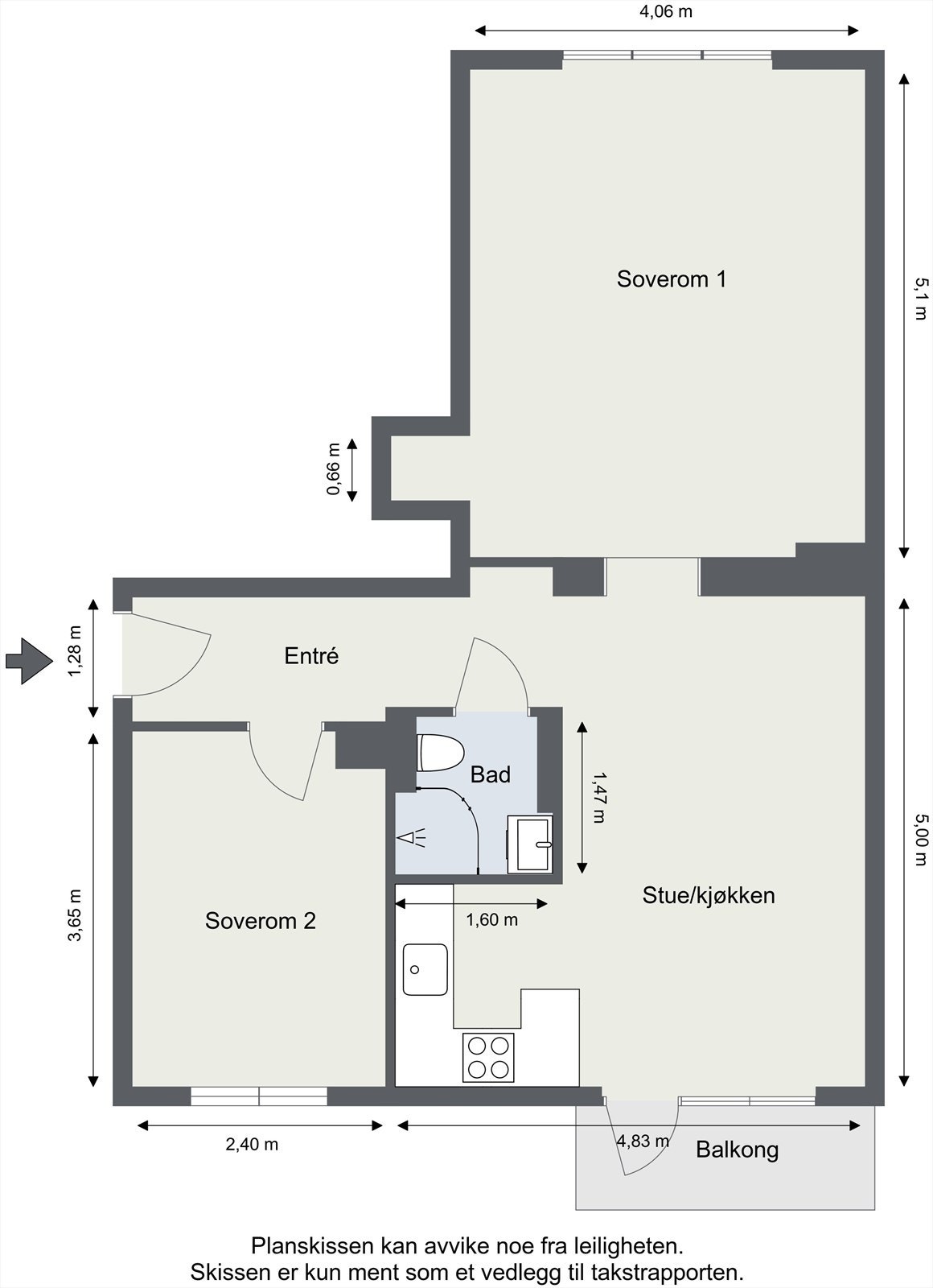 Plantegning Galleribilde