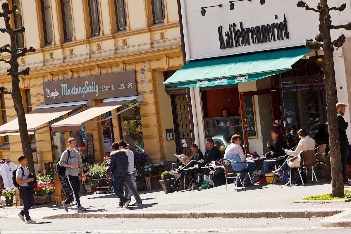 Torshov - Gatemiljø. Galleribilde