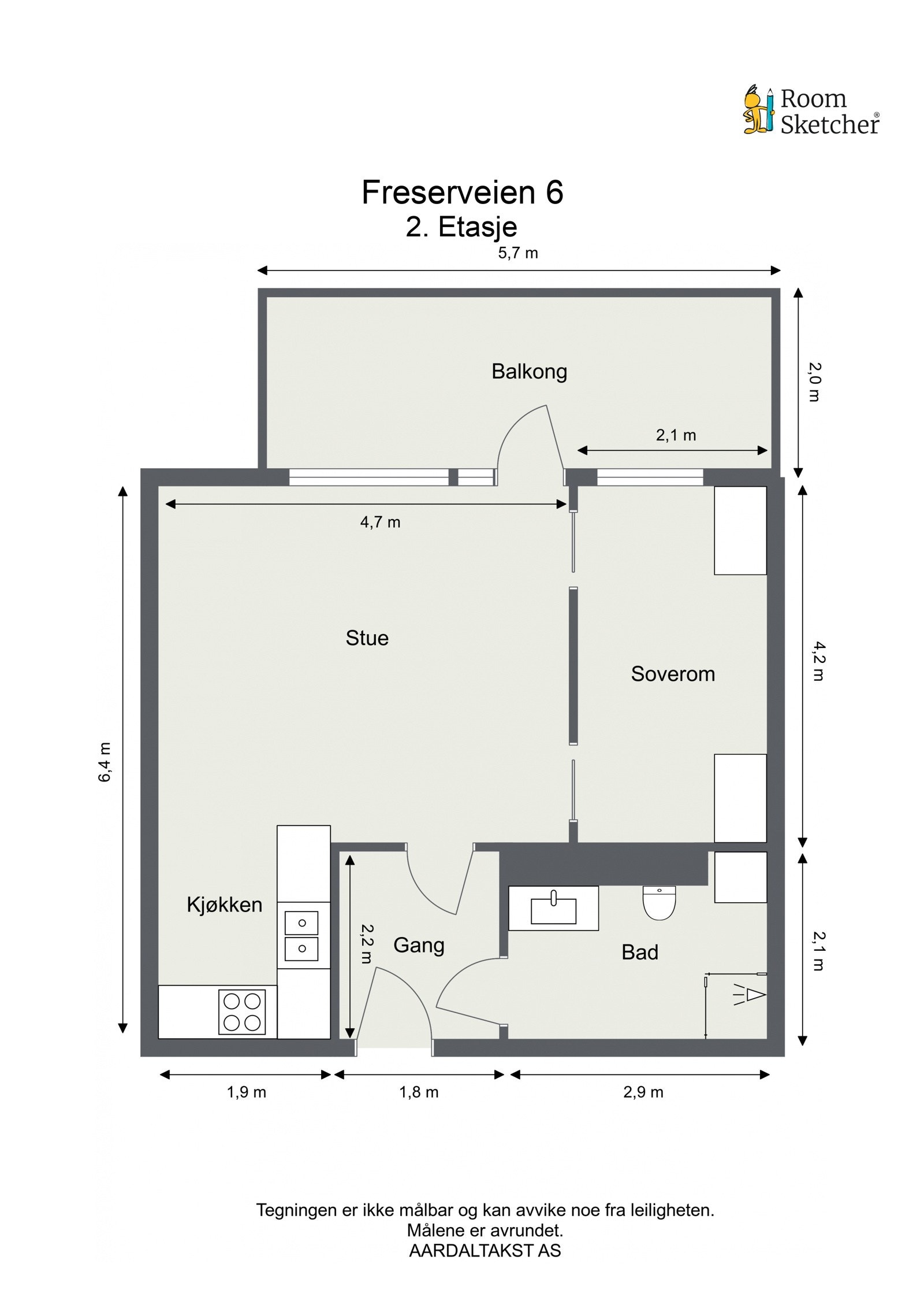 Planskisse. Galleribilde