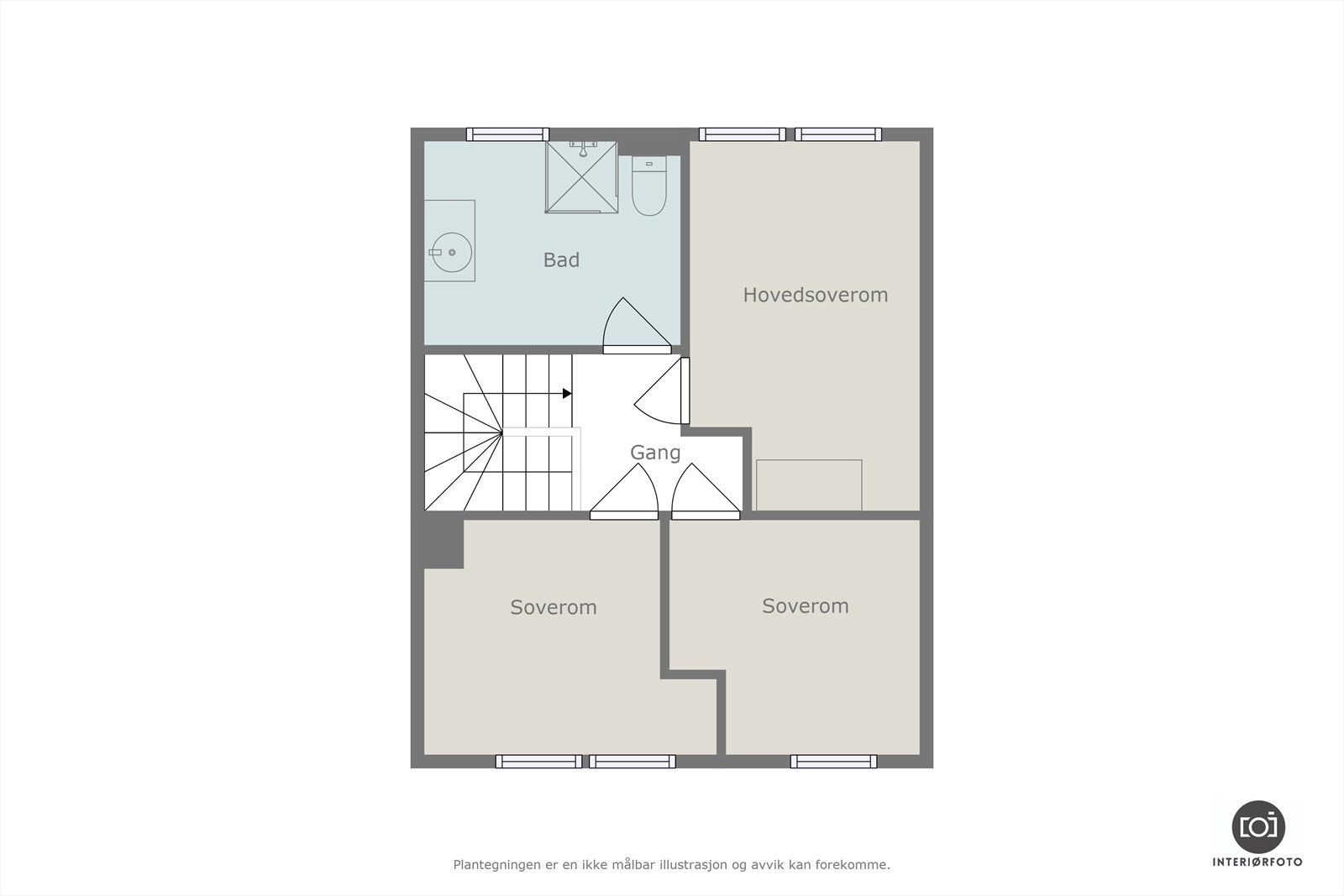 Plantegning Galleribilde