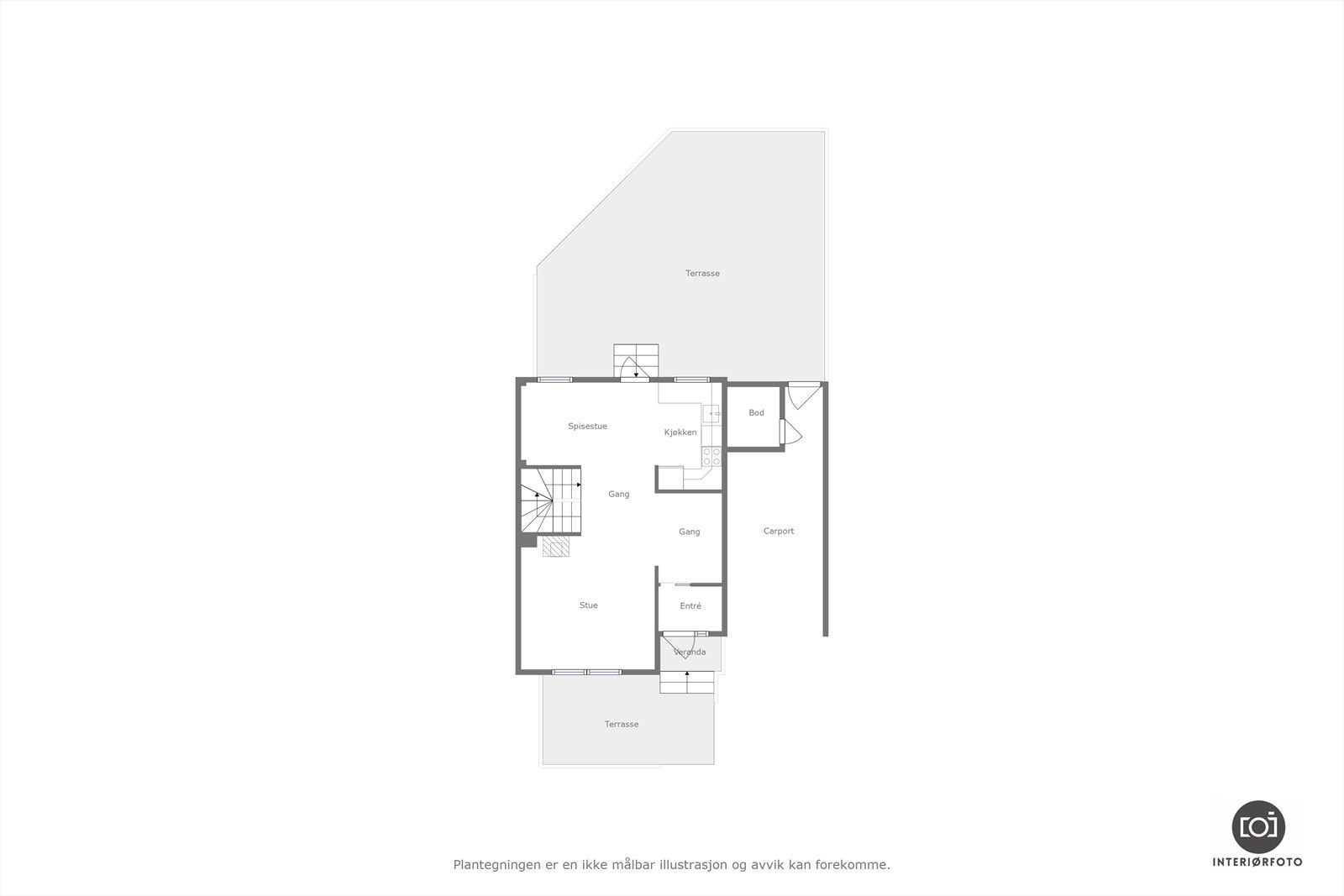Plantegning Galleribilde