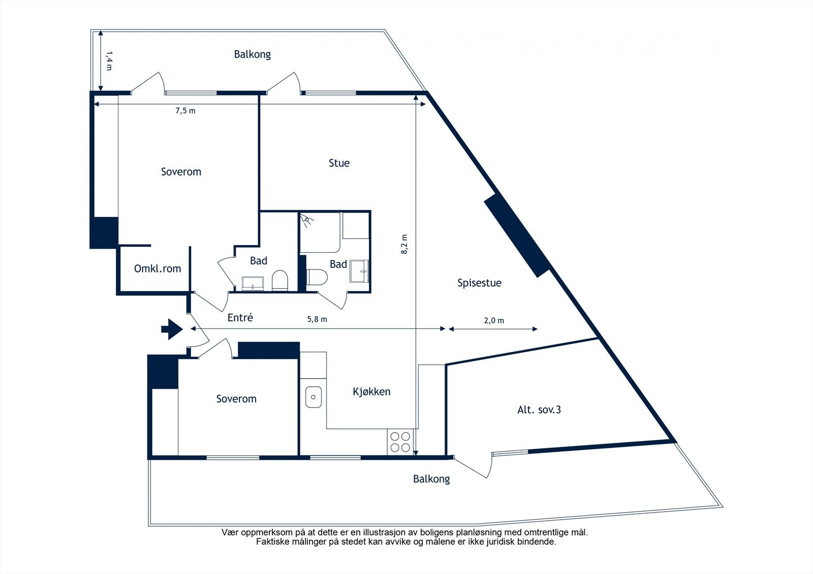 Alternativ planskisse Galleribilde