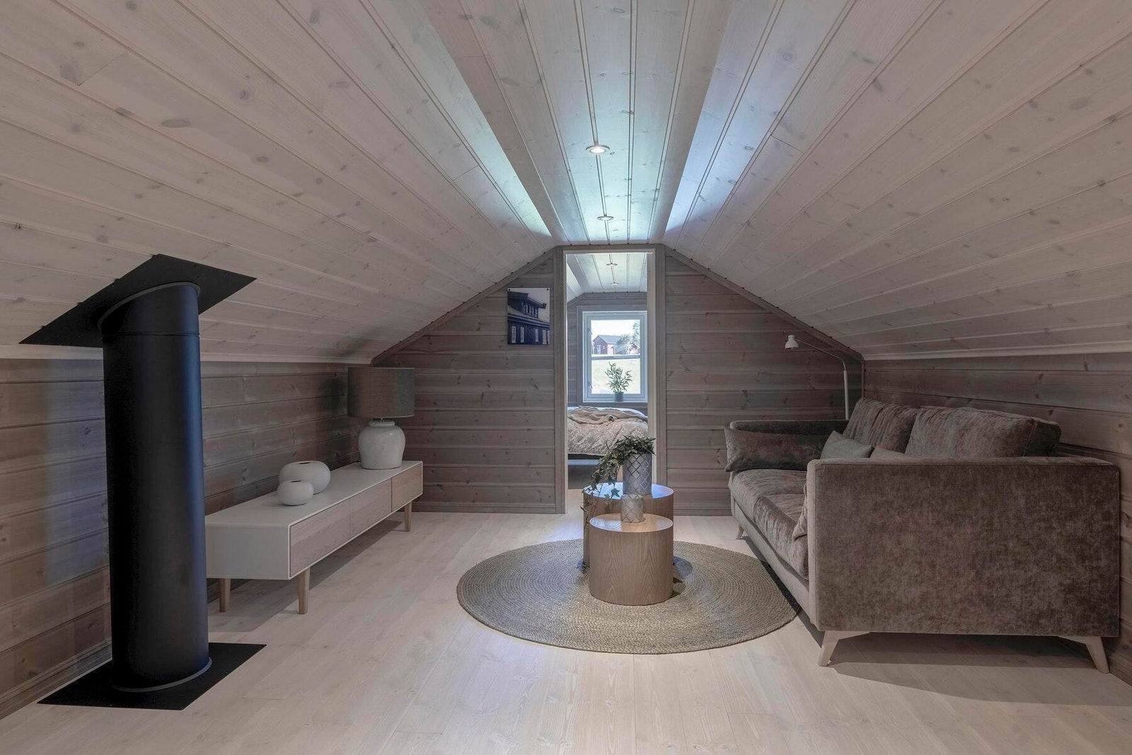 Hemsen har et gulvareal på 40m2 og gir god ekstra plass Galleribilde