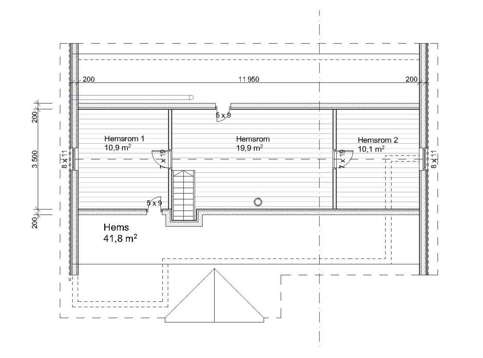 Plantegning hems Galleribilde