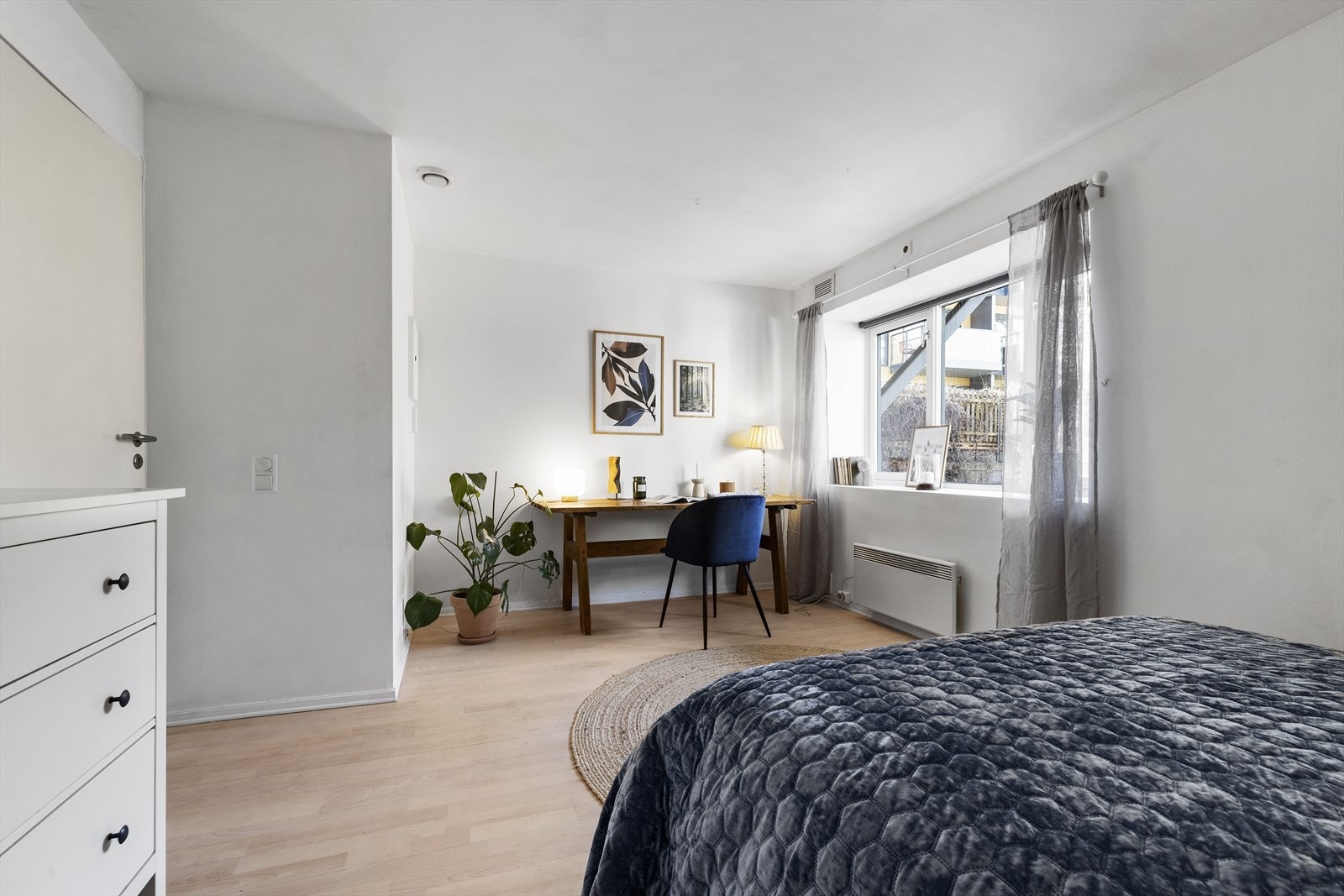 PWS Bygg har slipt gulvet på soverommet i 2024. Galleribilde